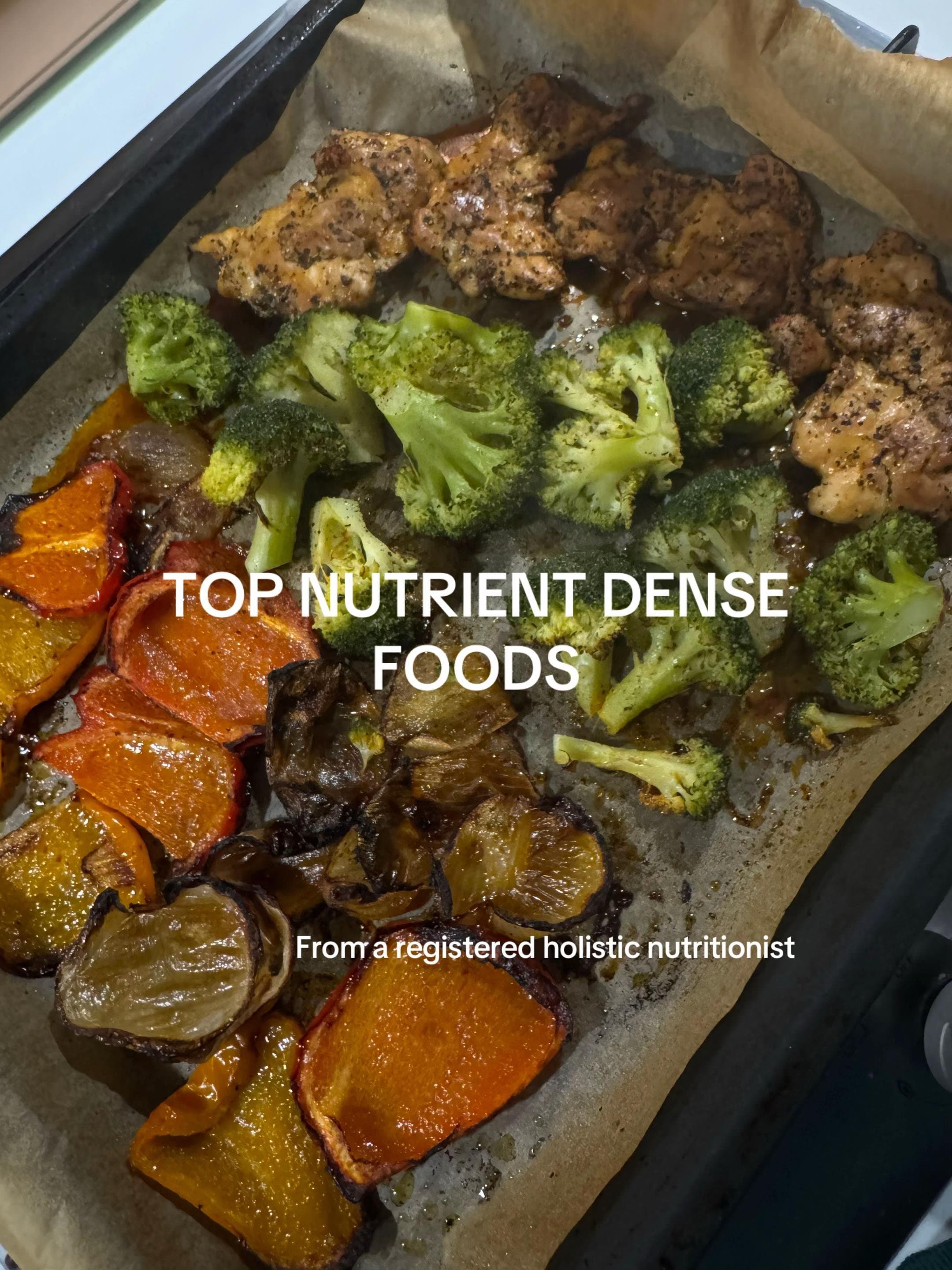 Slide 1: TOP NUTRIENT DENSE FOODS
From a registered holistic nutritionist