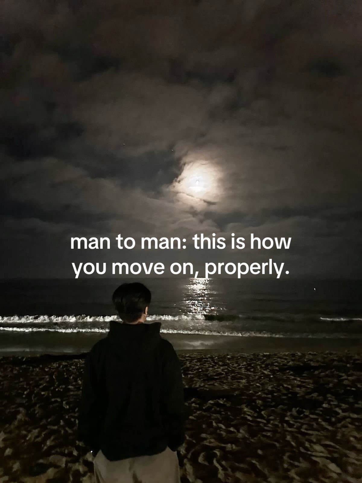 Slide 1: man to man: this is how
you move on, properly.