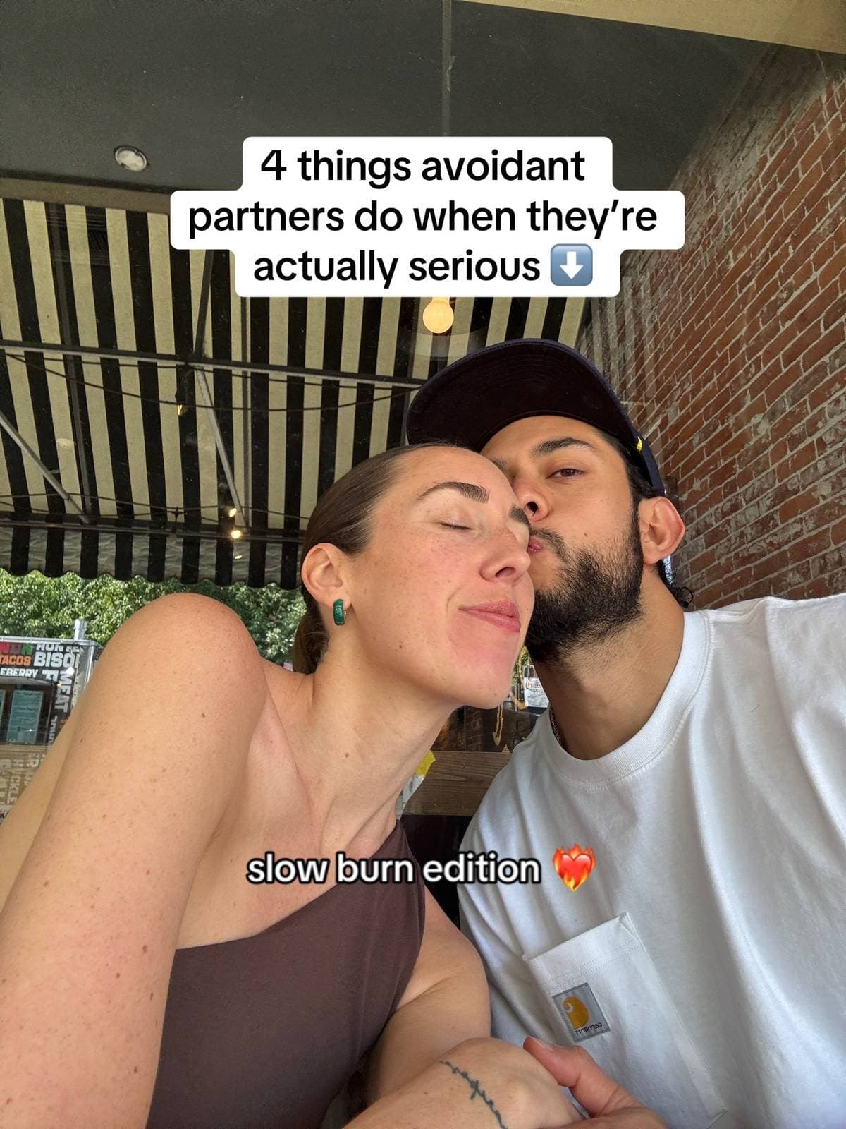 Slide 1: 4 things avoidant
partners do when they're
actually serious

slow burn edition ❤️‍🔥