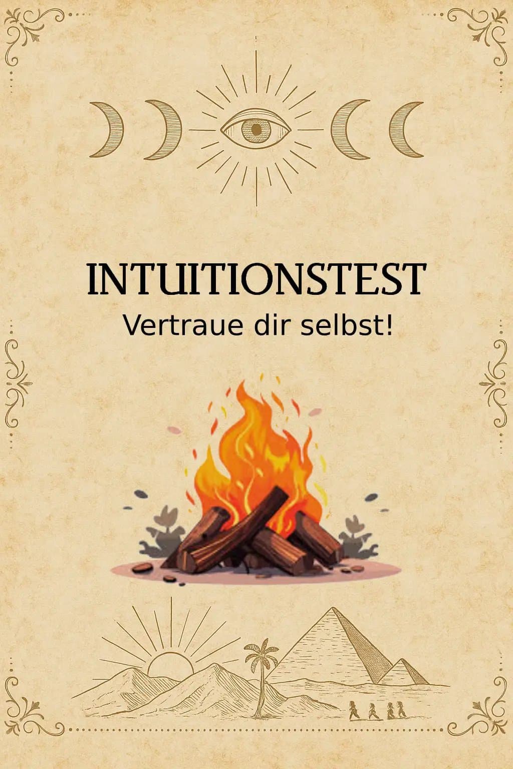 Slide 1: INTUITIONSTEST
Vertraue dir selbst!