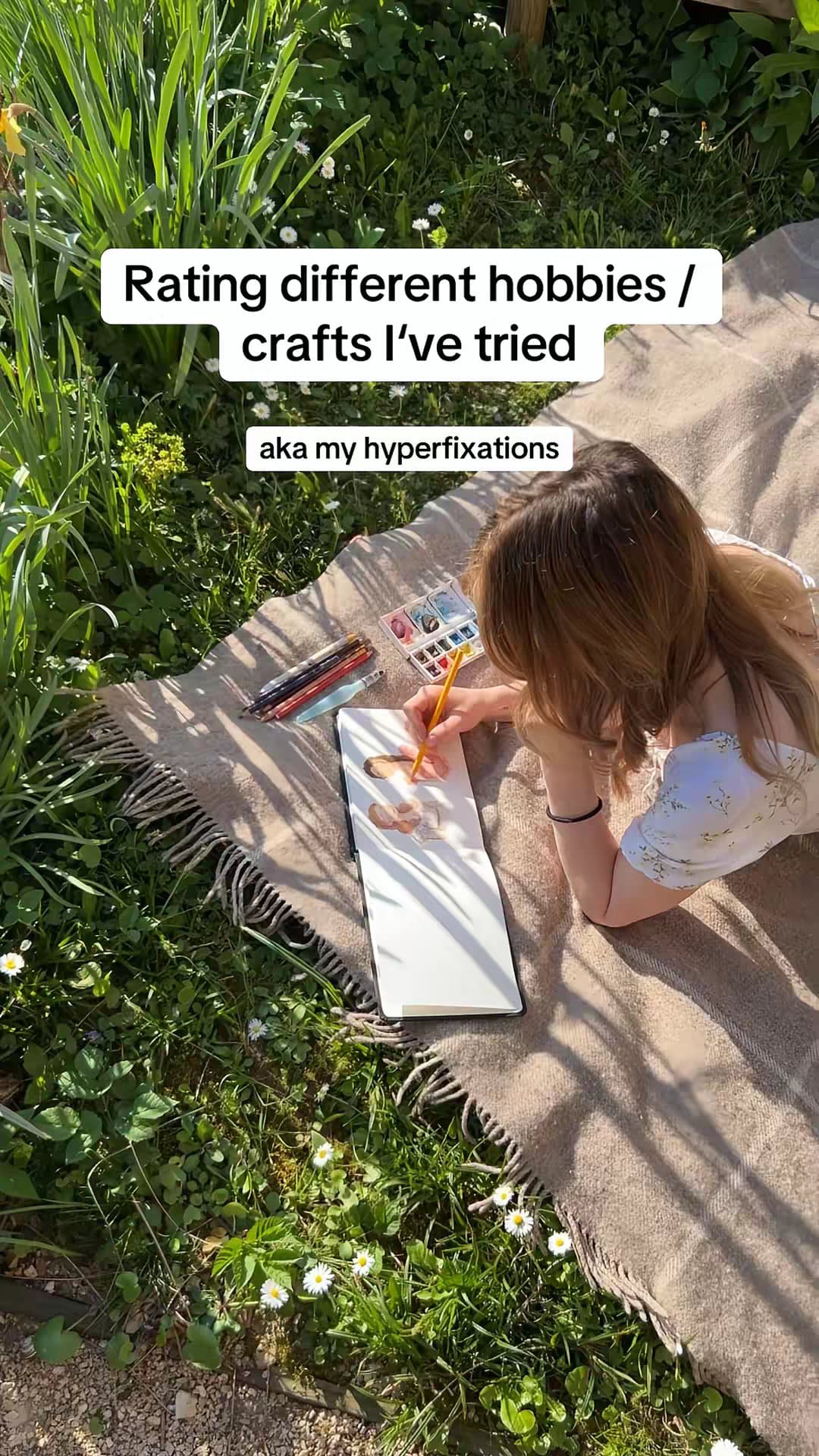 Slide 1: Rating different hobbies/crafts I've tried
aka my hyperfixations