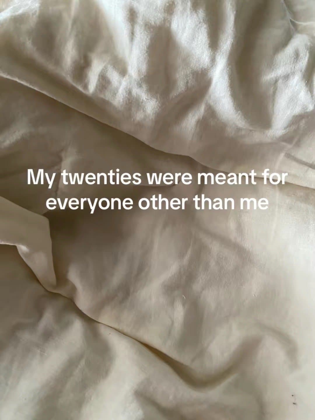 Slide 1: My twenties were meant for
everyone other than me
