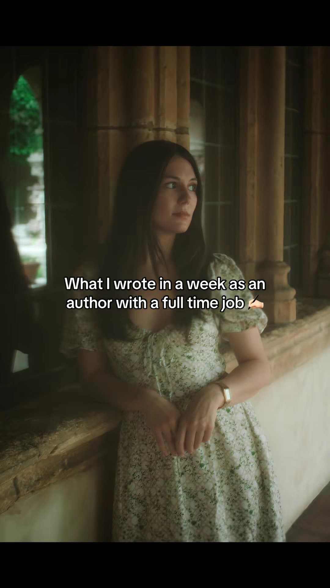 Slide 1: What I wrote in a week as an
author with a full time job

Monday-Sunday

