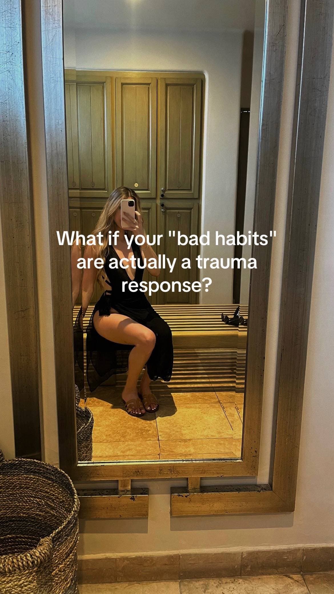 What if your "bad habits"
are actually a trauma
response?