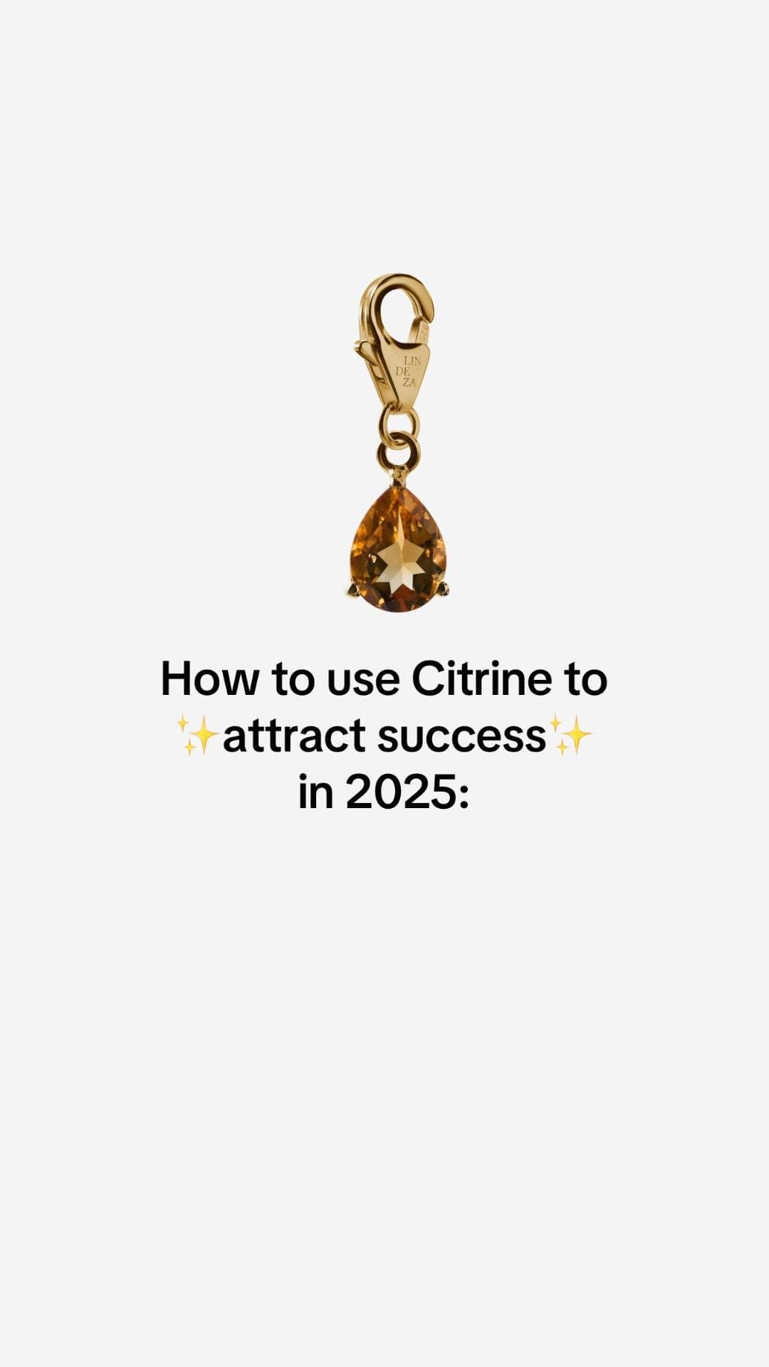 Slide 1: How to use Citrine to
✨attract success✨
in 2025: