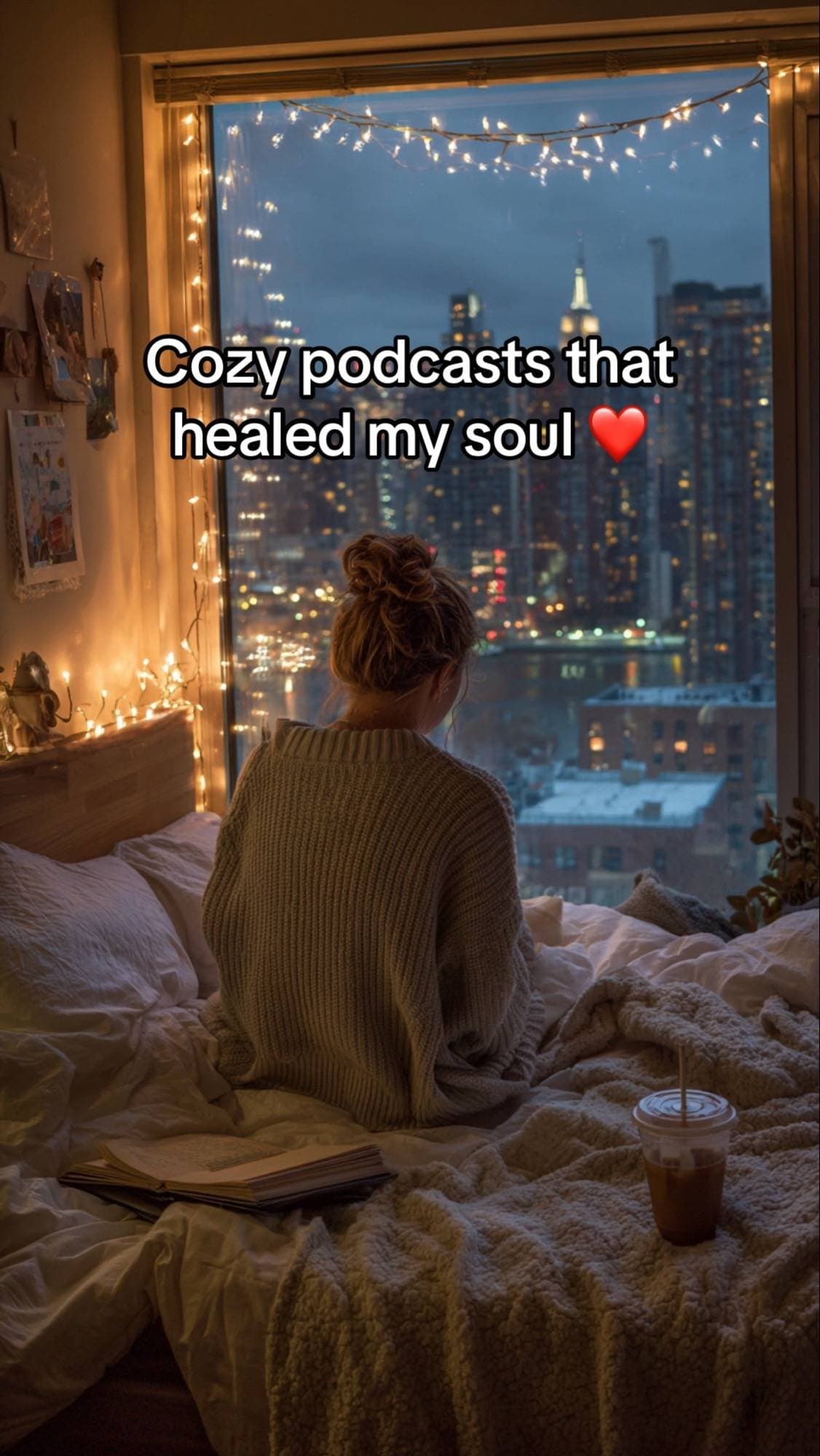 Slide 1: Cozy podcasts that
healed my soul ❤️