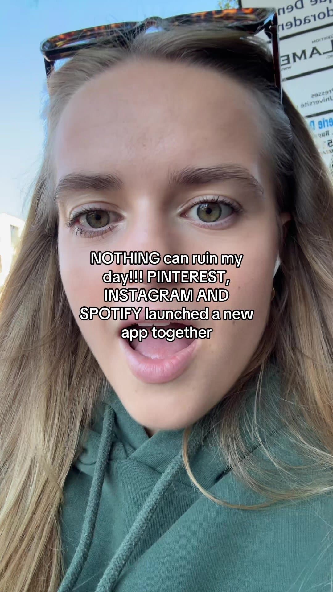 NOTHING can ruin my
day!!! PINTEREST,
INSTAGRAM AND
SPOTIFY launched a new
app t…