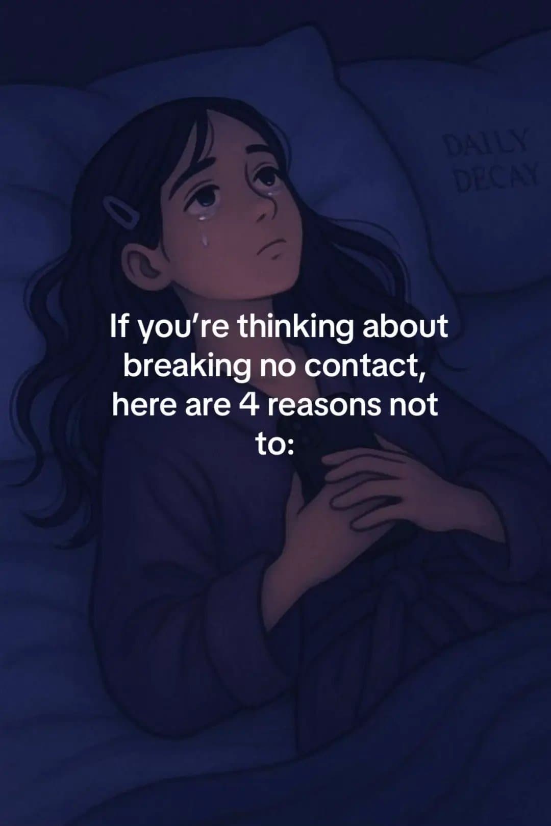 Slide 1: If you're thinking about
breaking no contact,
here are 4 reasons not
to: