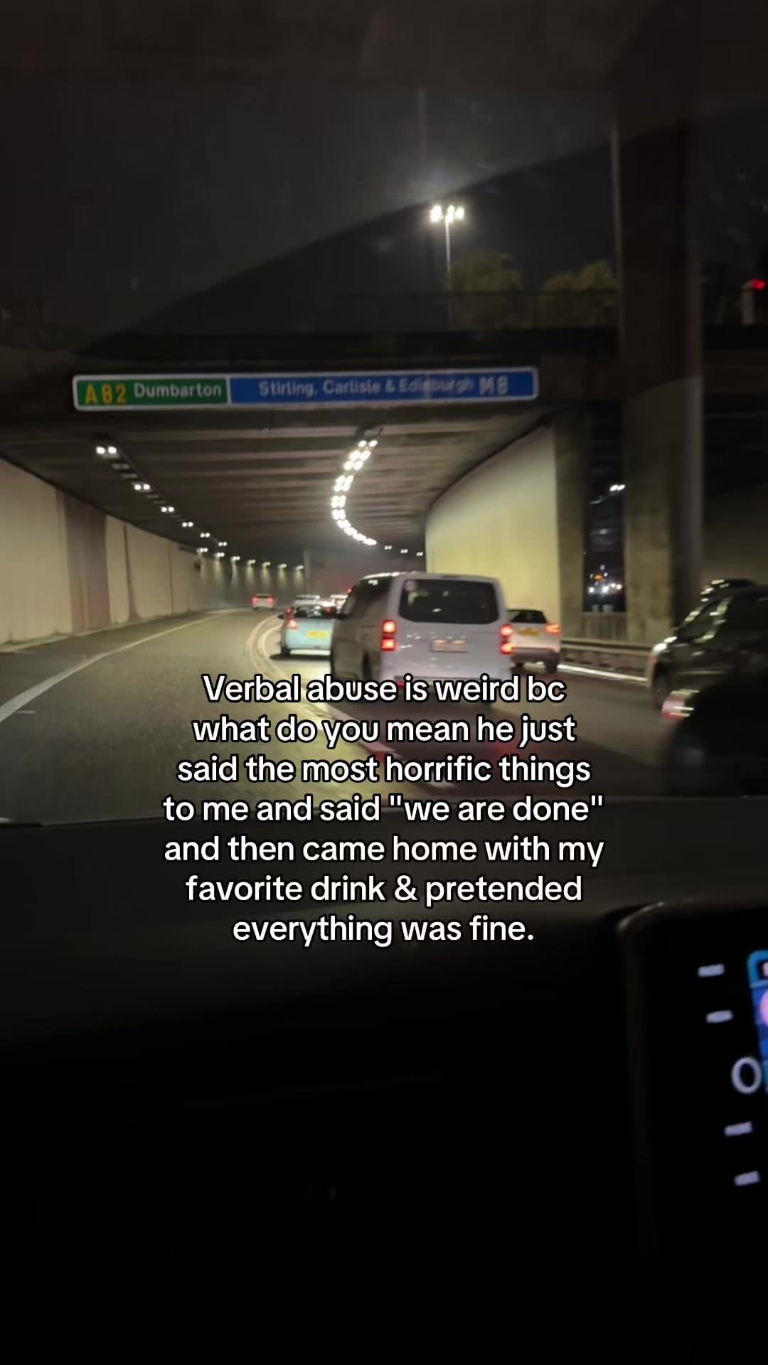 Verbal abuse is weird bc
what do you mean he just
said the most horrific things
…