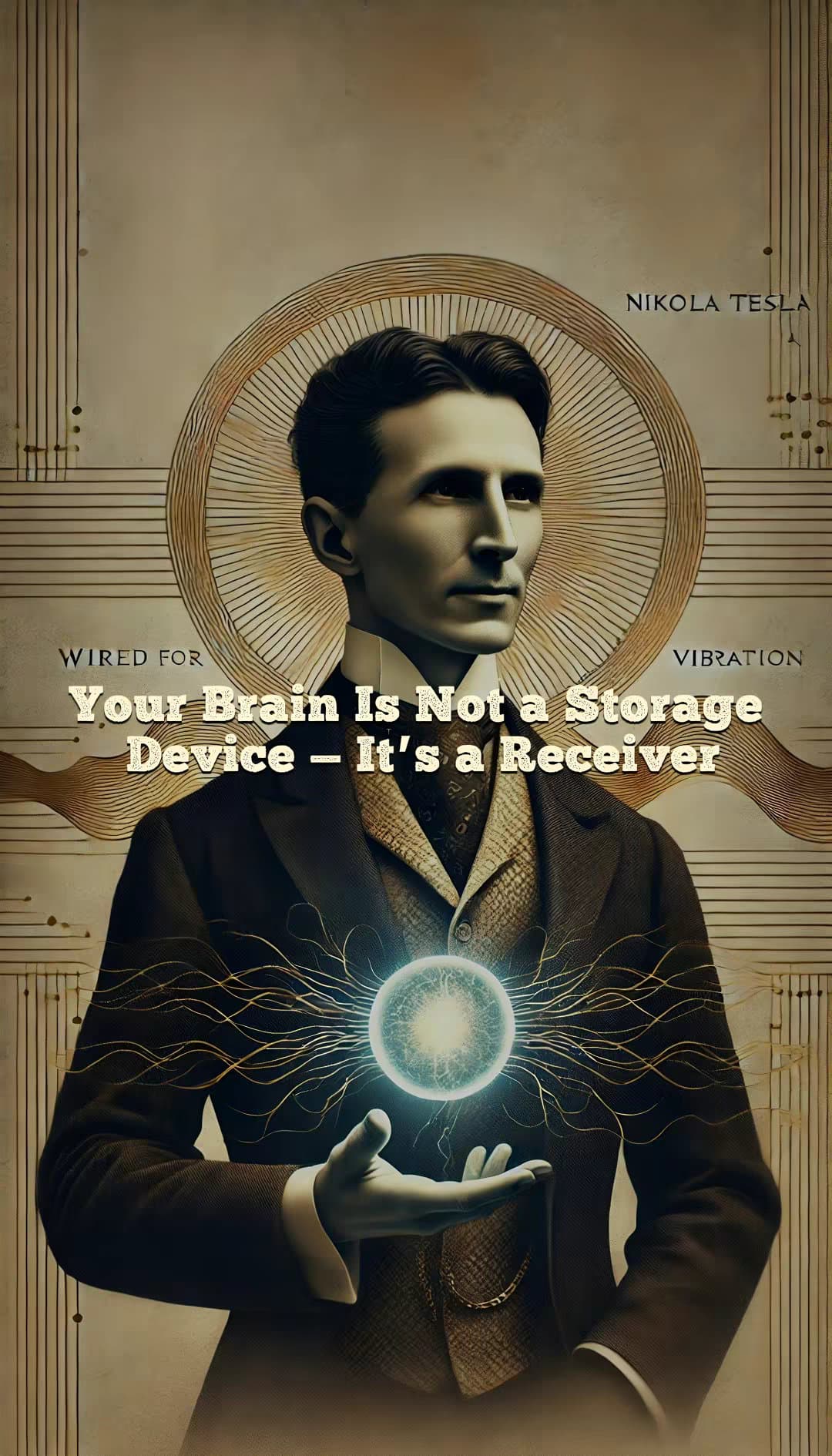 Your Brain Is Not a Storage
Device — It's a Receiver.