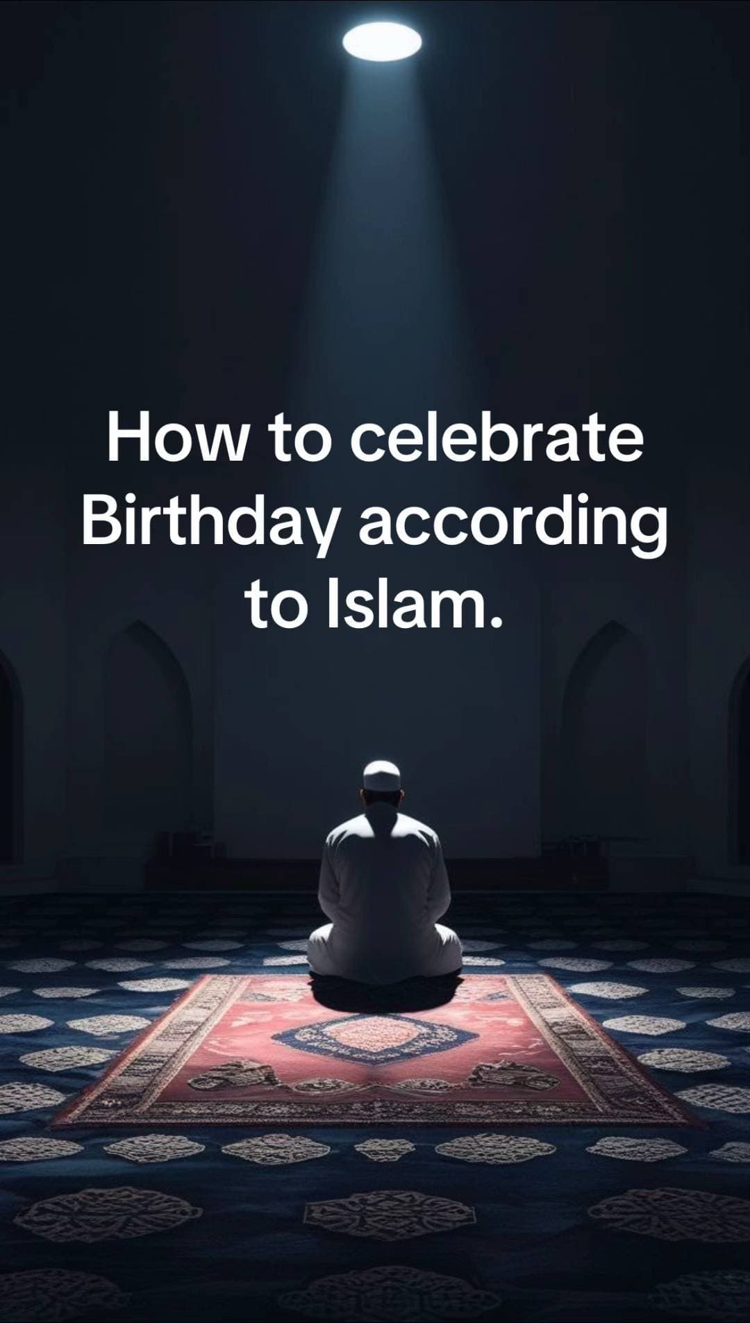 Slide 1: How to celebrate
Birthday according
to Islam.