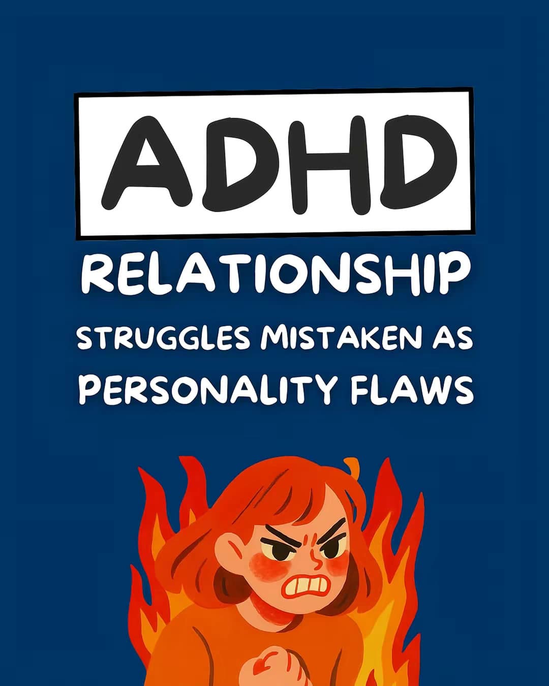 Slide 1: ADHD RELATIONSHIP STRUGGLES MISTAKEN AS PERSONALITY FLAWS