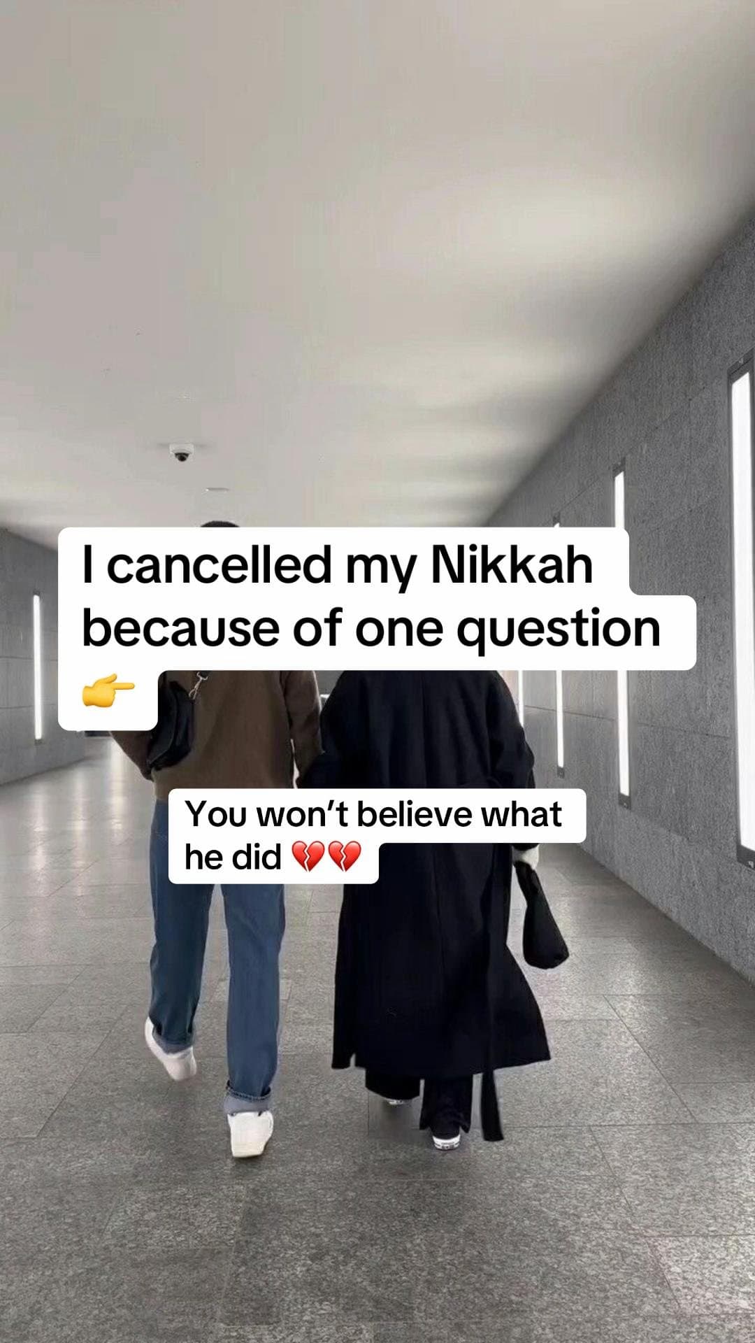 Slide 1: I cancelled my Nikkah
because of one question
👉

You won't believe what
he did 💔💔