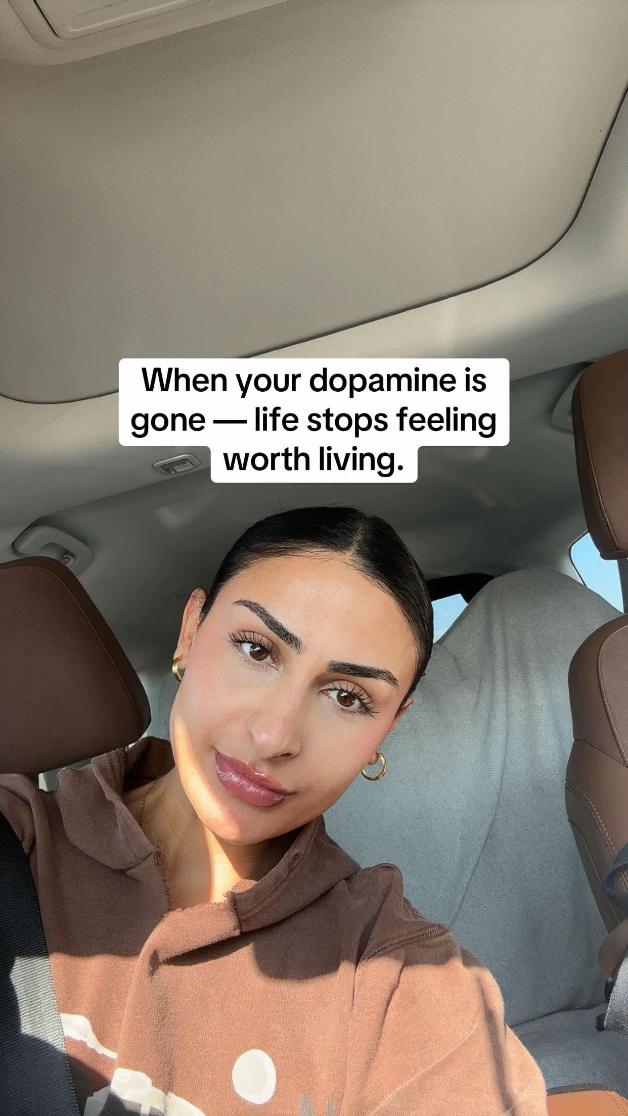 Slide 1: When your dopamine is
gone — life stops feeling
worth living.