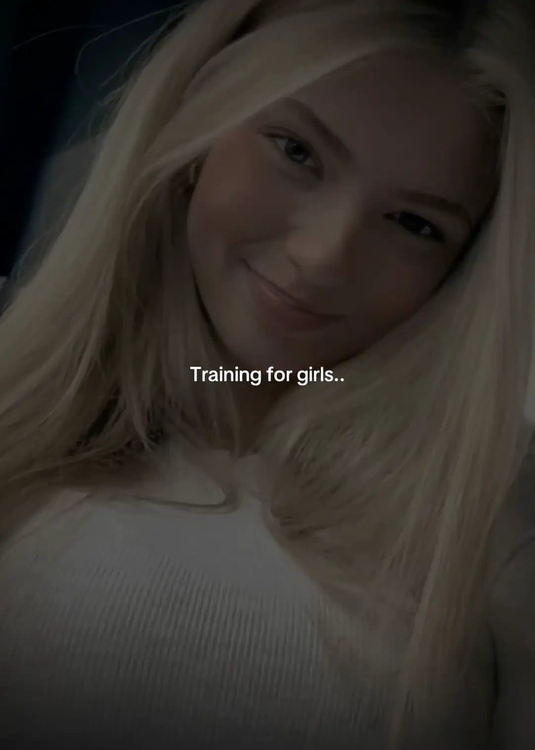 Slide 1: Training for girls..