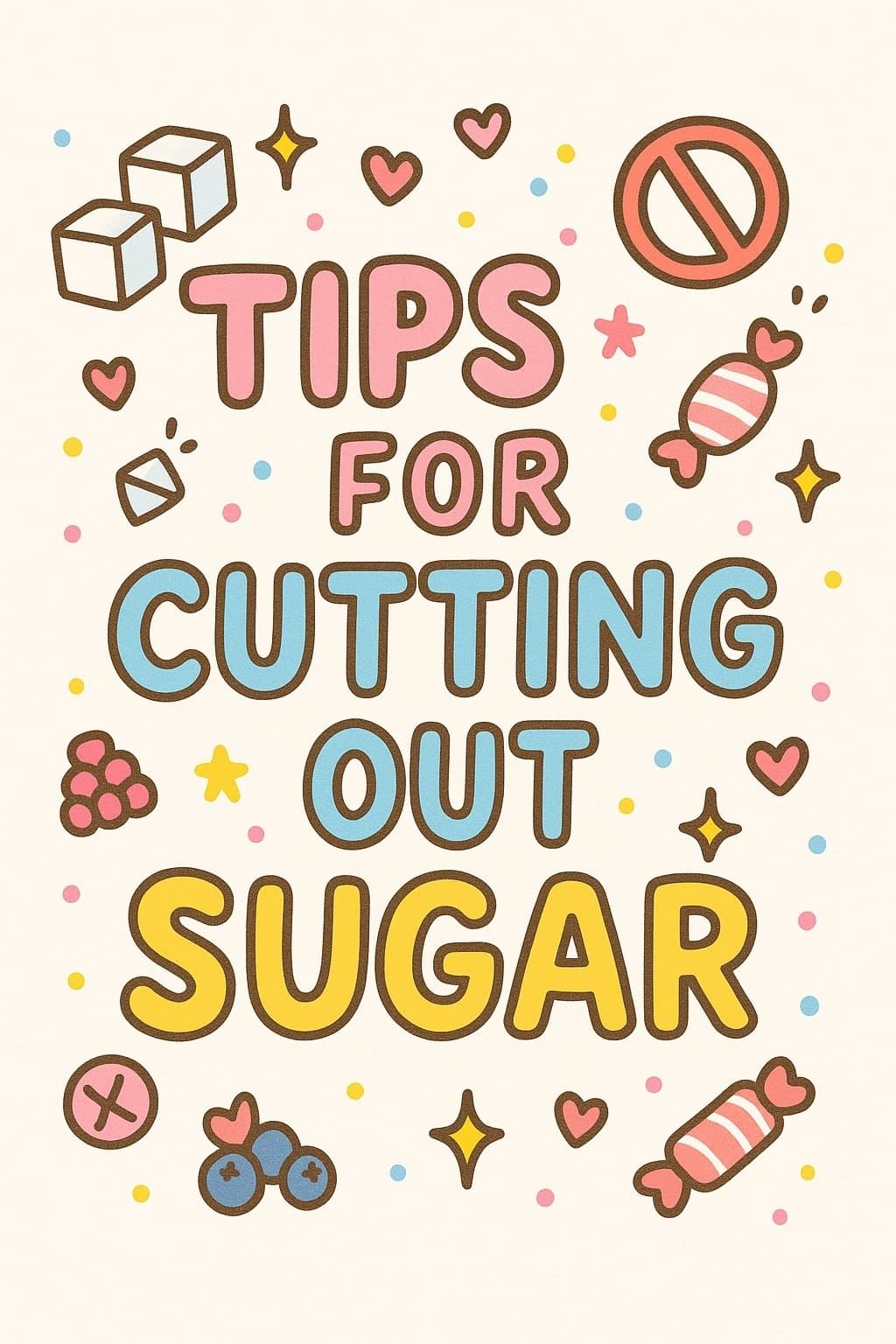 Slide 1: TIPS
FOR
CUTTING
OUT
SUGAR