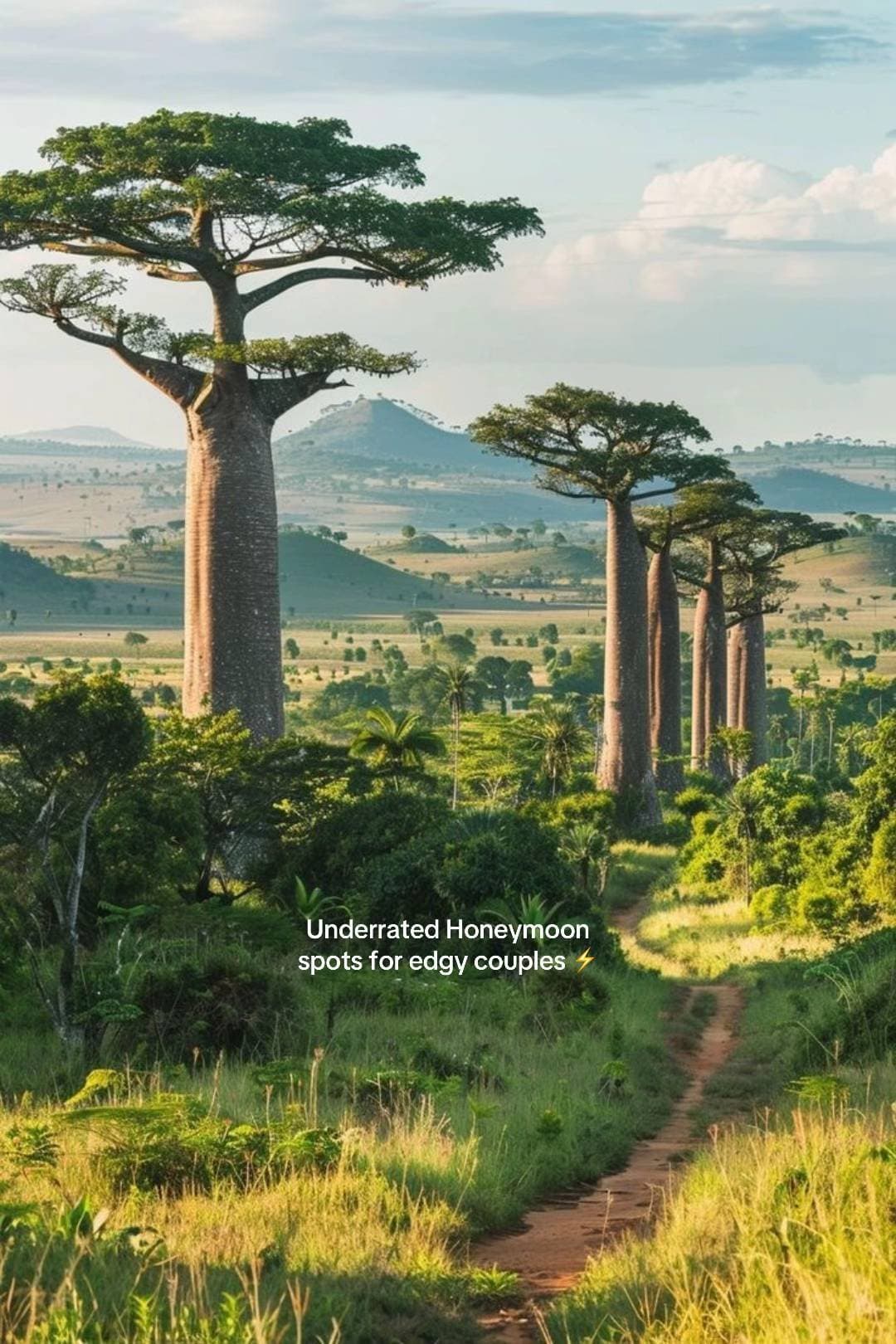 Slide 1: Underrated Honeymoon
spots for edgy couples ⚡