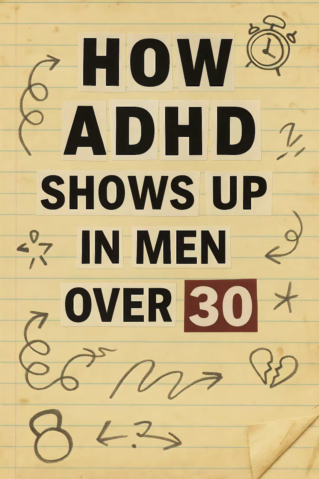 Slide 1: HOW
ADHD
SHOWS UP
IN MEN
OVER 30