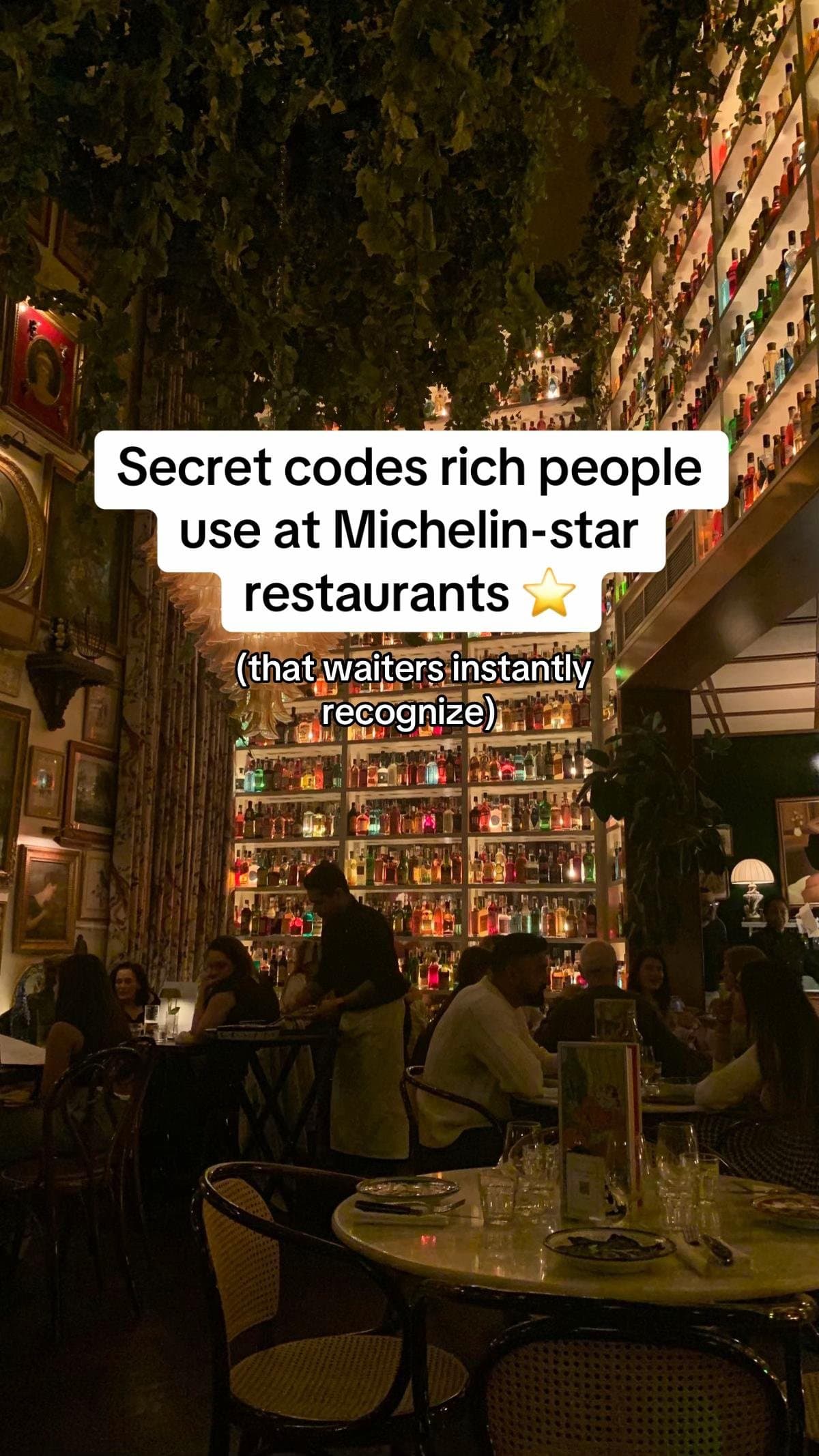 Slide 1: Secret codes rich people
use at Michelin-star
restaurants ⭐️
(that waiters instantly
recognize)