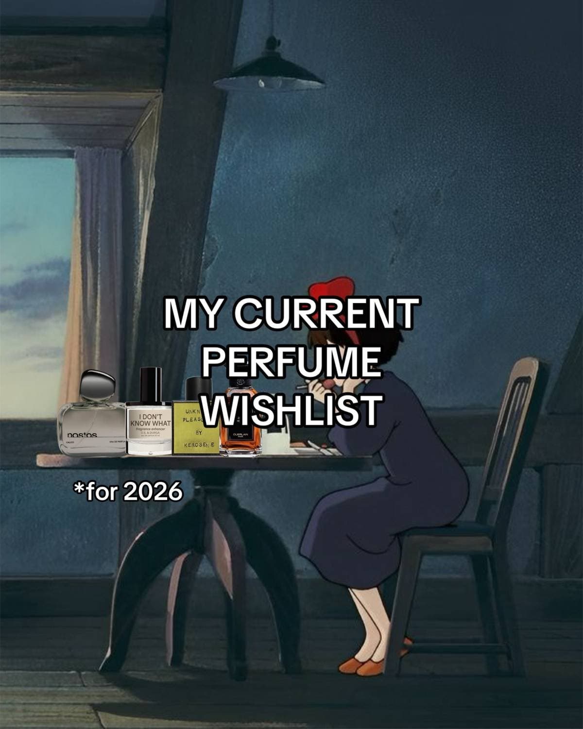 Slide 1: MY CURRENT
PERFUME
WISHLIST

*for 2026