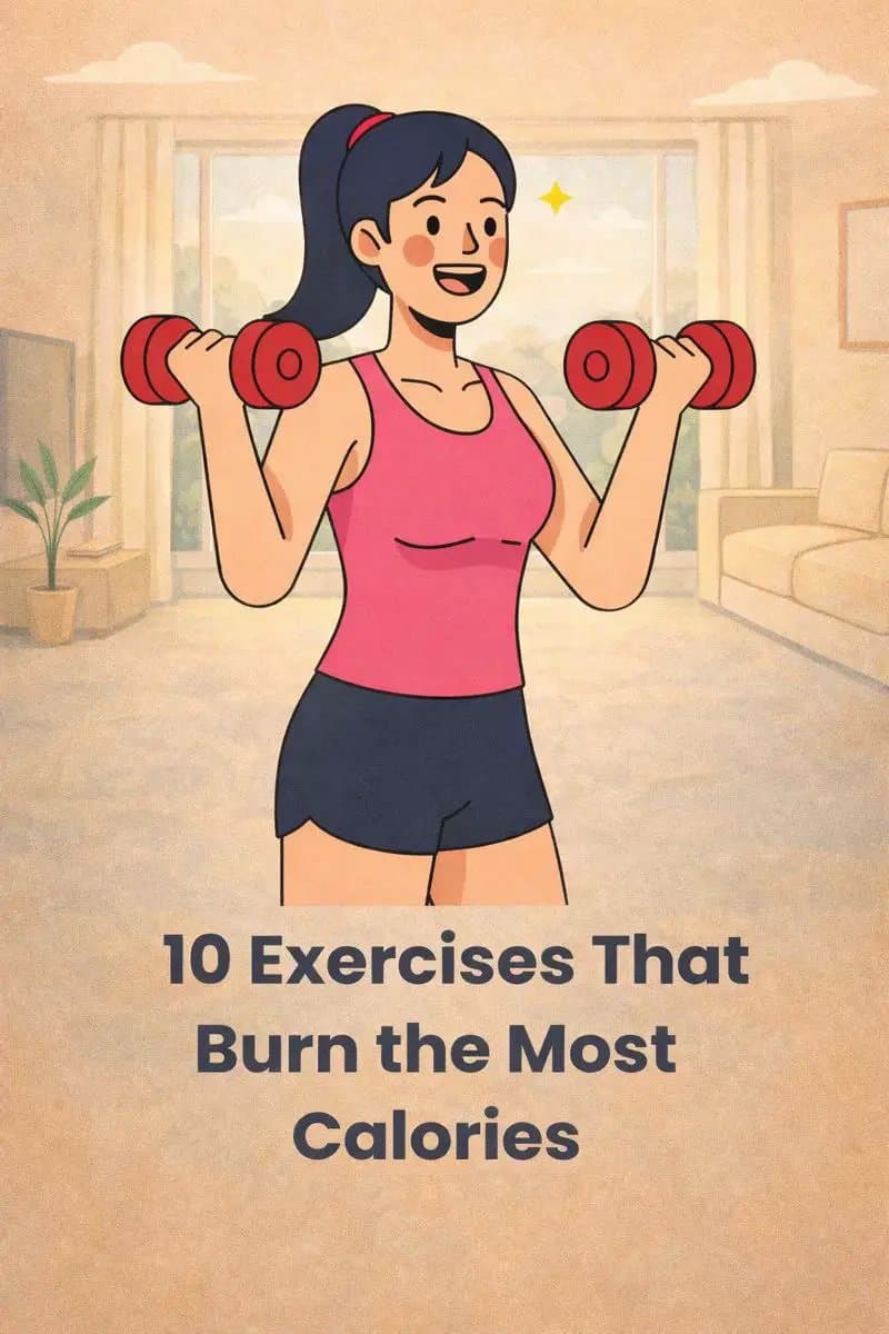 10 Exercises That
Burn the Most
Calories