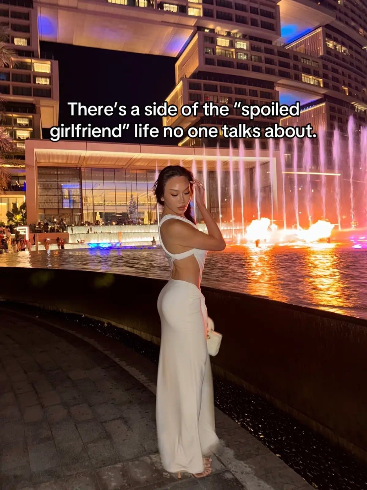 Slide 1: There’s a side of the “spoiled 
girlfriend” life no one talks about.