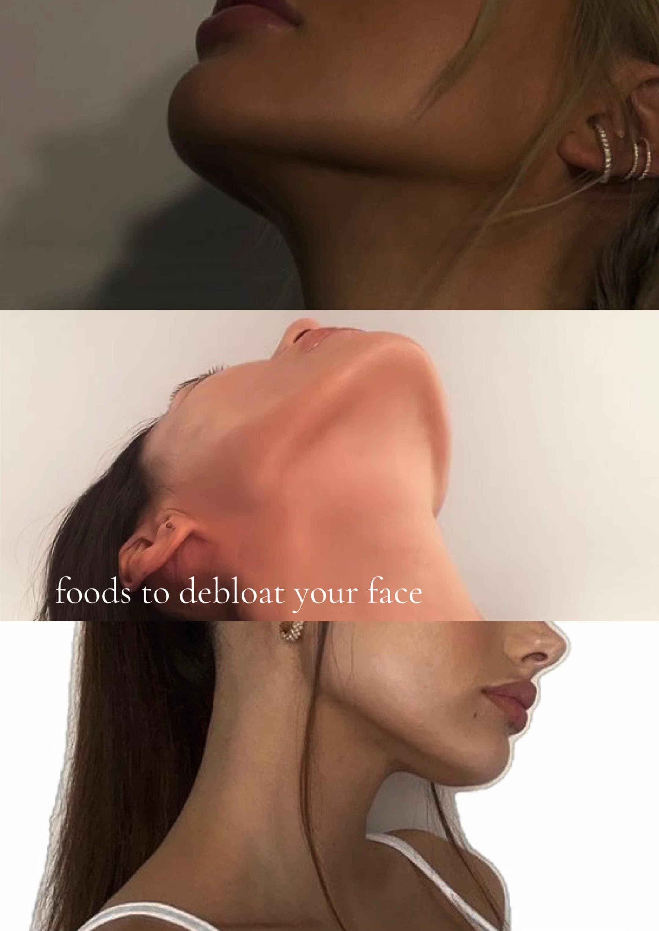 foods to debloat your face