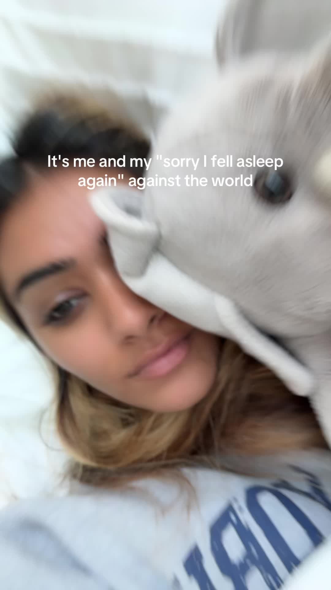 Slide 1: It's me and my "sorry I fell asleep
again" against the world