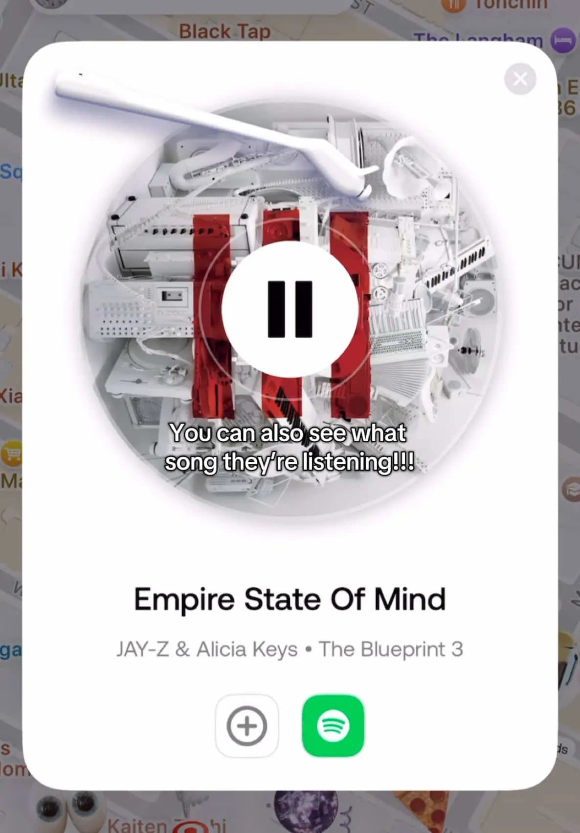 the most cracked location
sharing app 😮💨
Not only can you see your
friends …