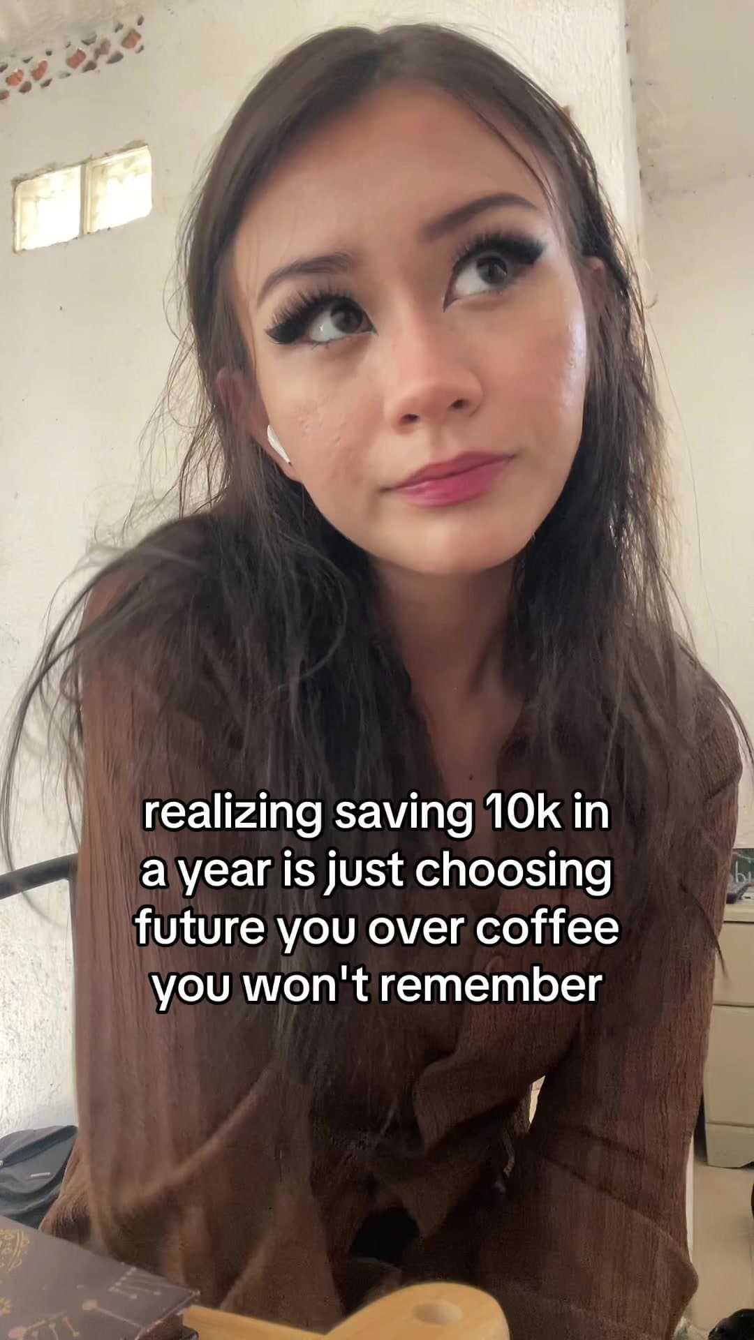 realizing saving 10k in
a year is just choosing
future you over coffee
you won't…