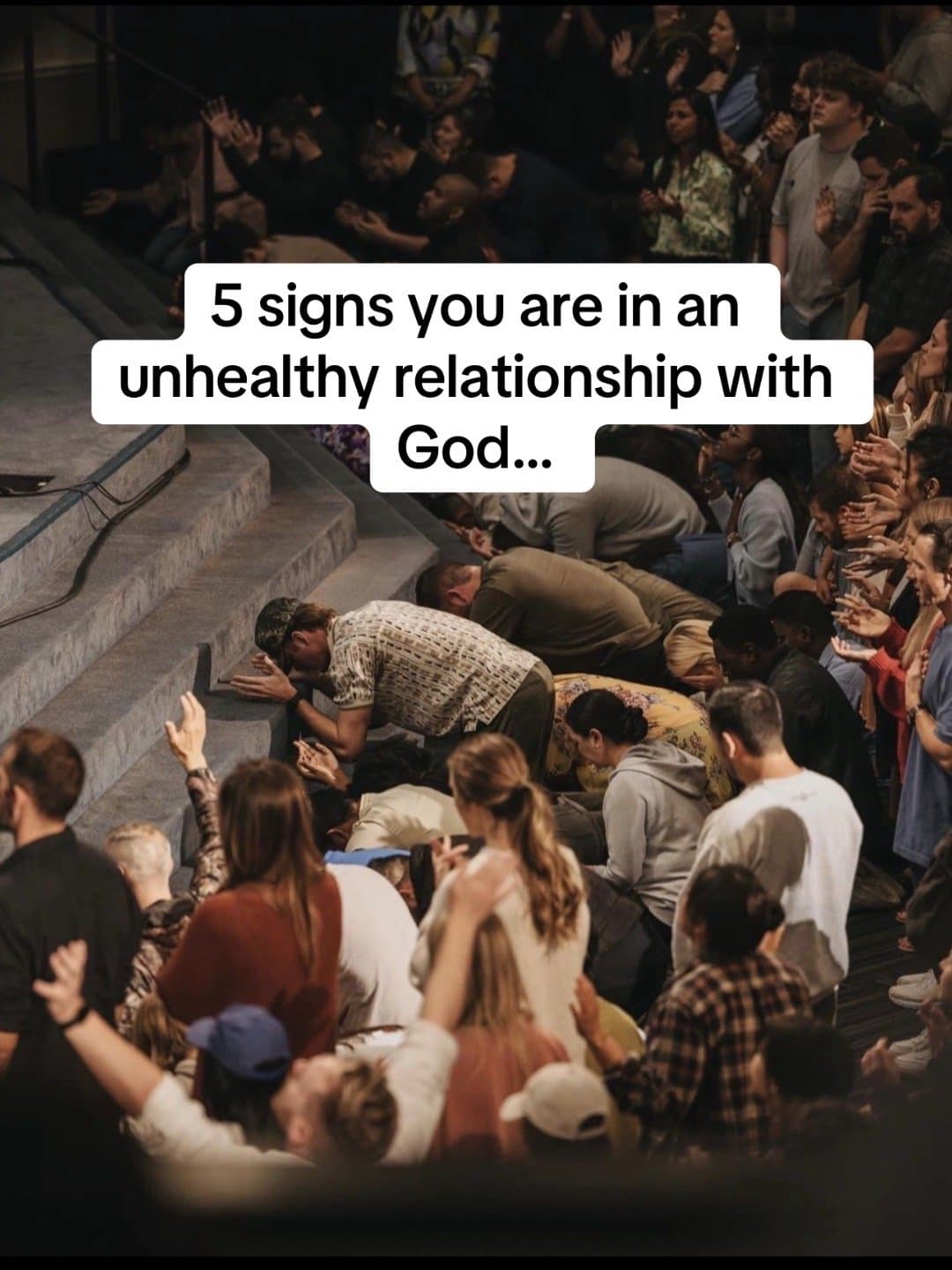 Slide 1: 5 signs you are in an
unhealthy relationship with
God...