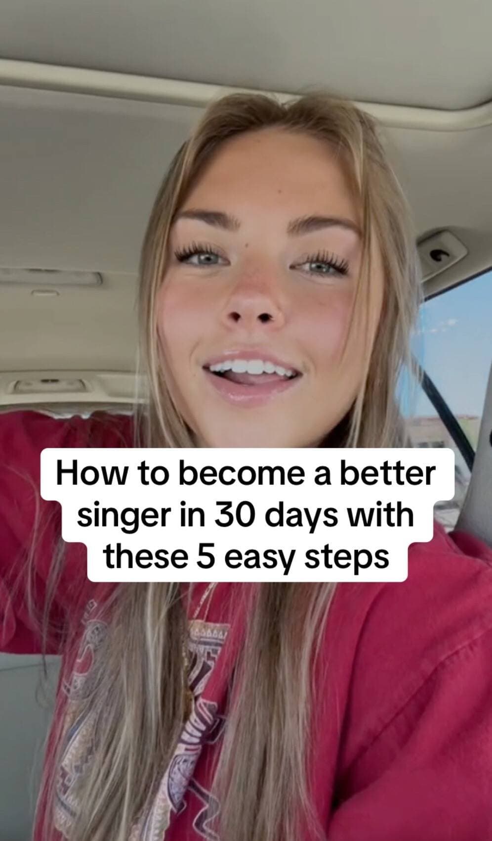 How to become a better
singer in 30 days with
these 5 easy steps