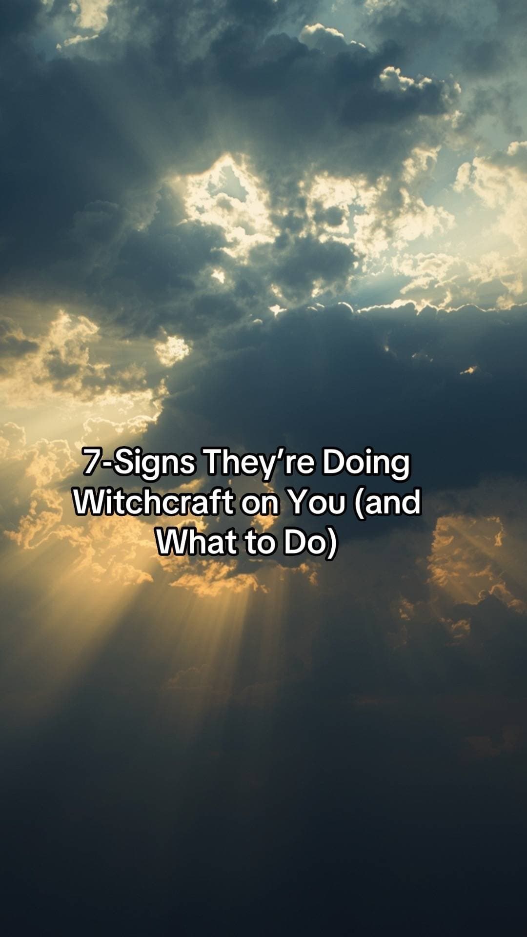 Slide 1: 7-Signs They're Doing
Witchcraft on You (and
What to Do)