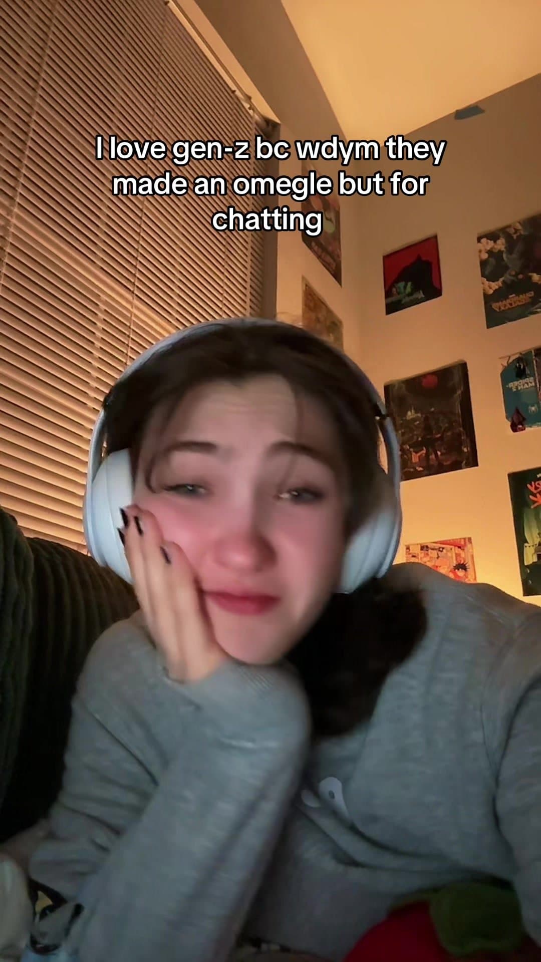 I love gen-z bc wdym they
made an omegle but for
chatting

totally anonymous ✨