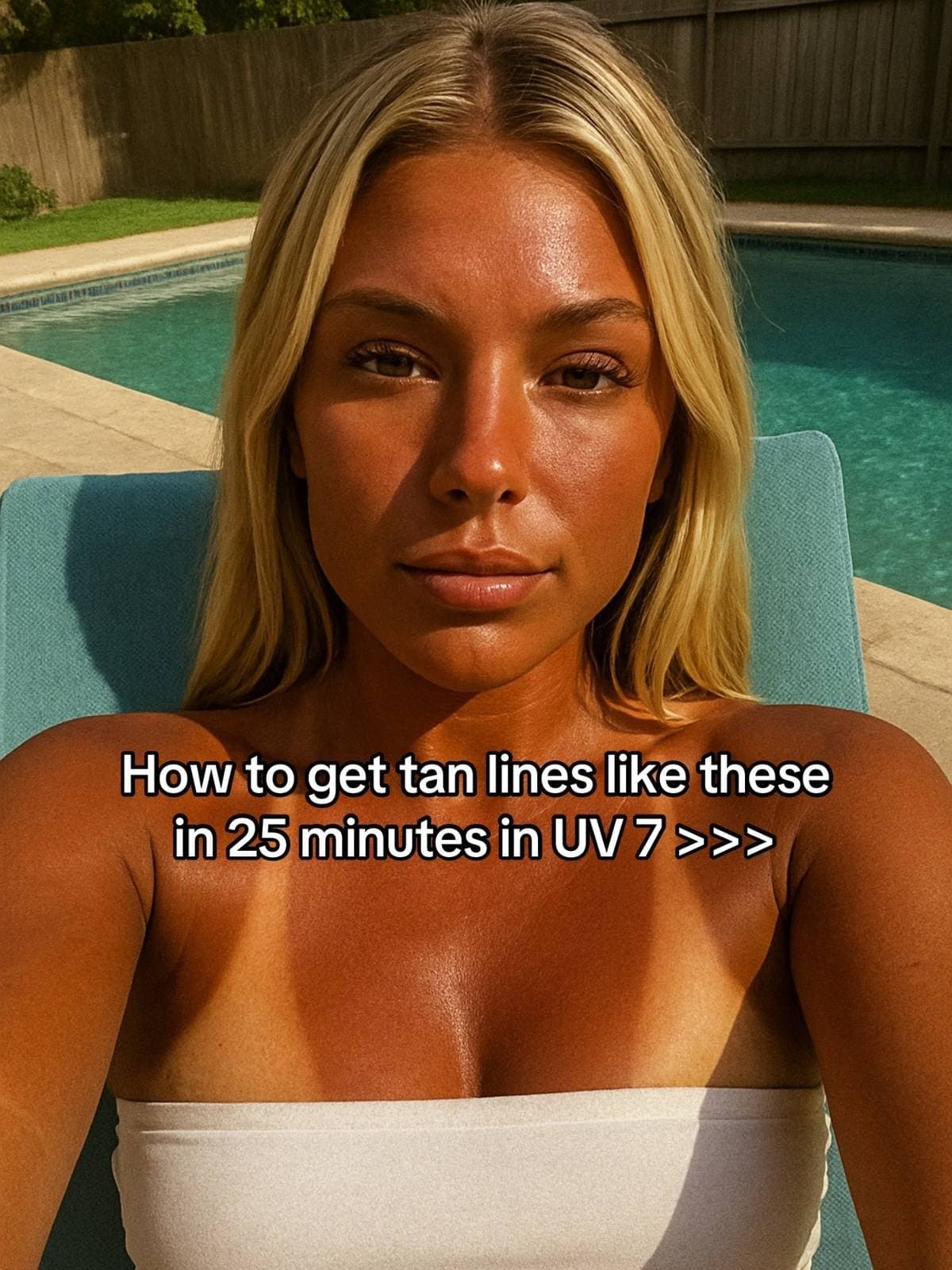 Slide 1: How to get tan lines like these
in 25 minutes in UV 7 >>>
