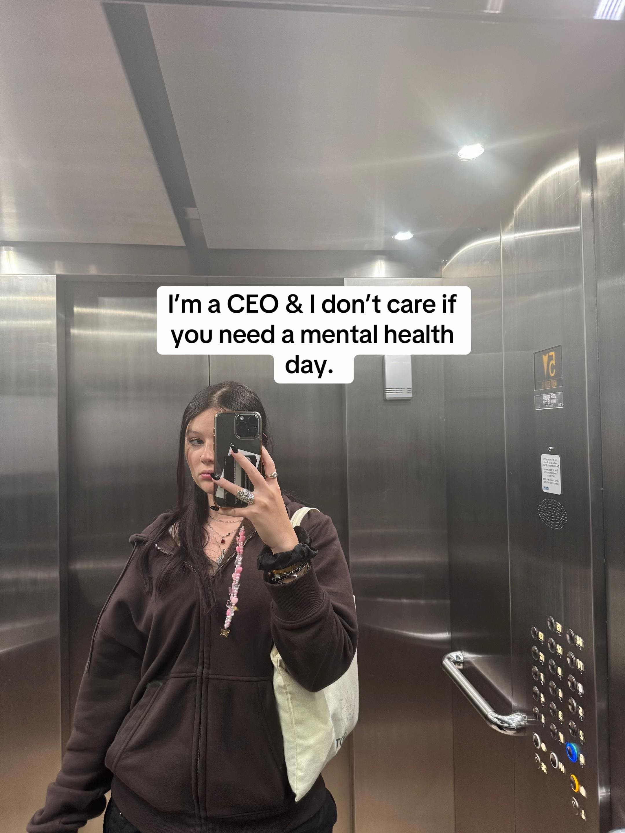 Slide 1: I'm a CEO & I don't care if
you need a mental health
day.