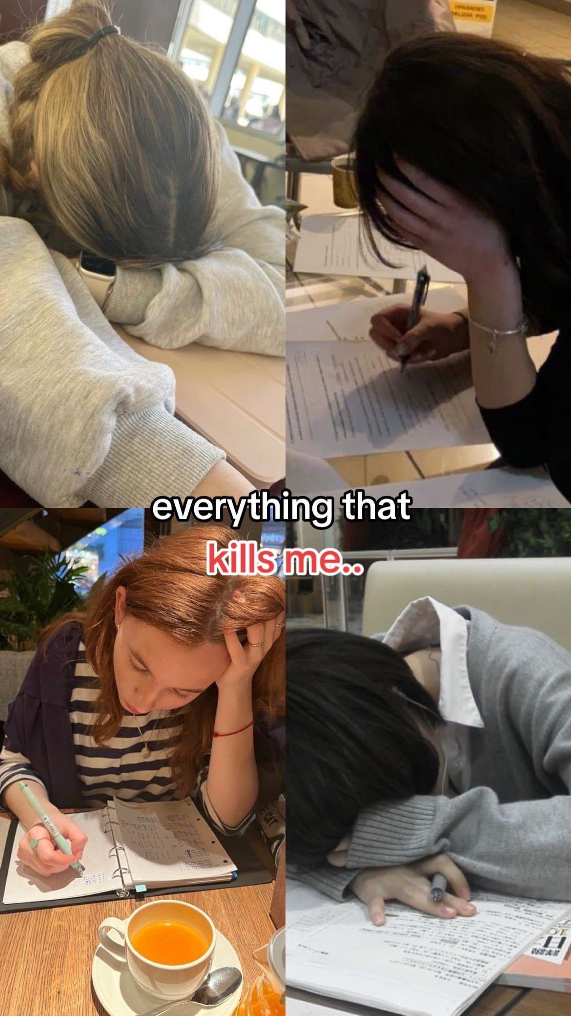 Slide 1: everything that
kills me...