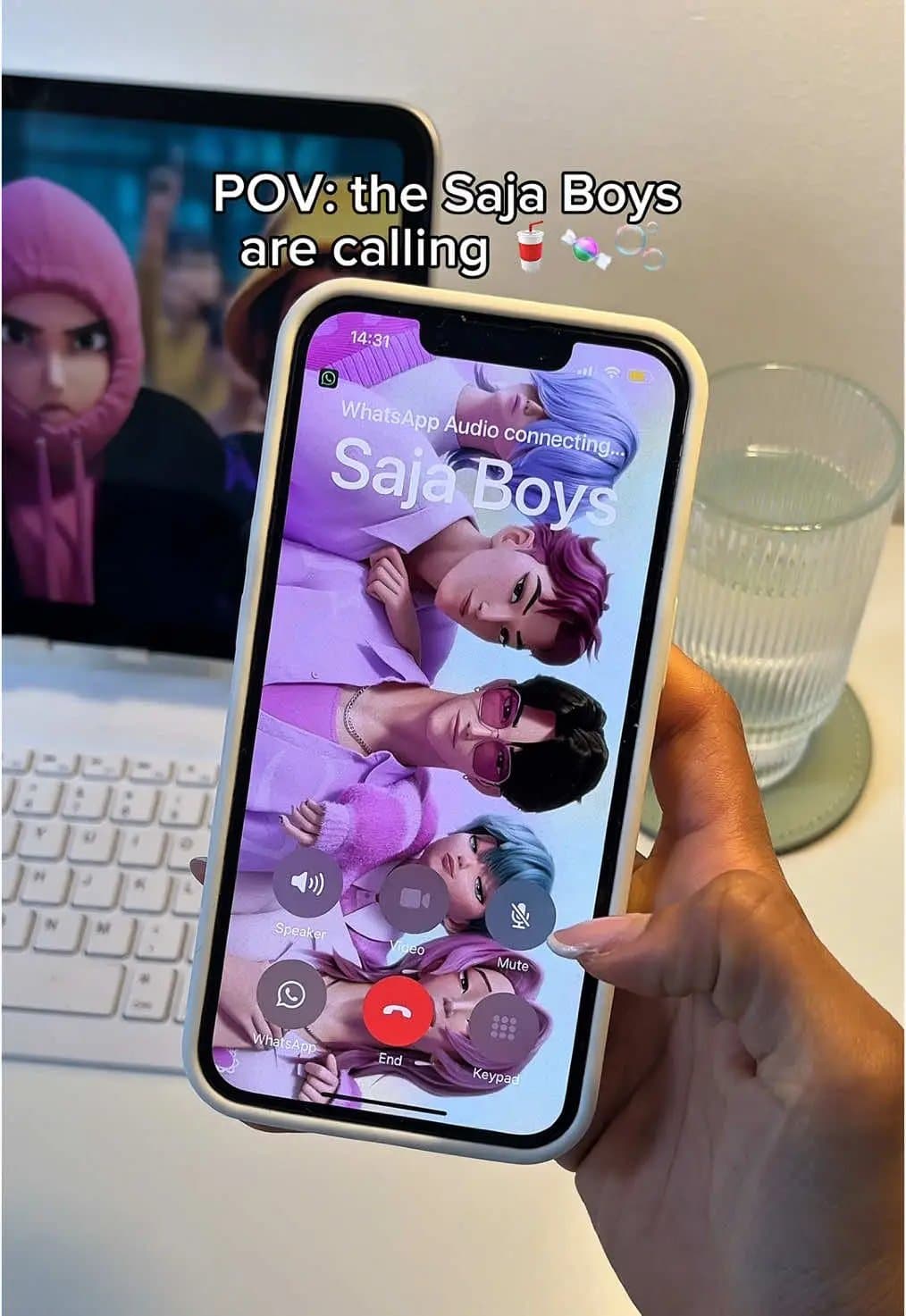 POV: the Saja Boys
are calling 🥤🍬🫧