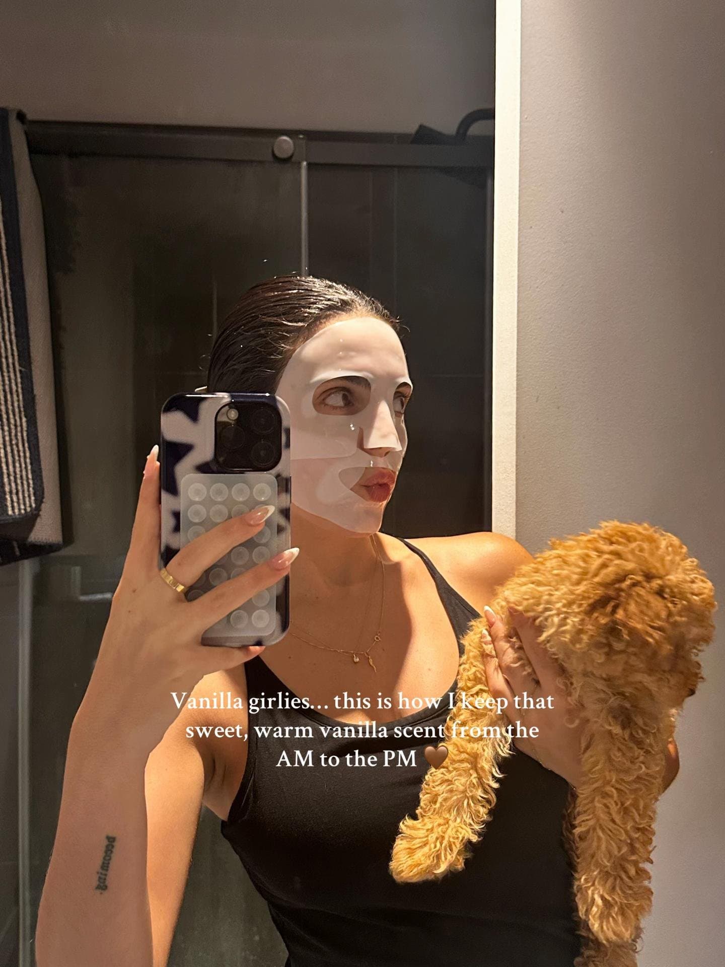 Slide 1: Vanilla girlies... this is how I keep that
sweet, warm vanilla scent from the
AM to the PM