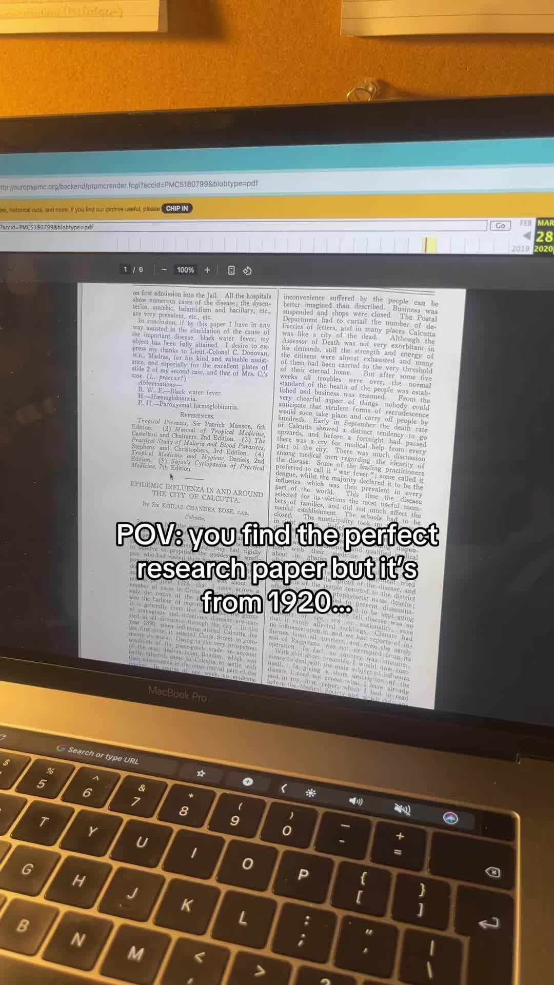 POV: you find the perfect
research paper but it's
from 1920...

1. drag it into …