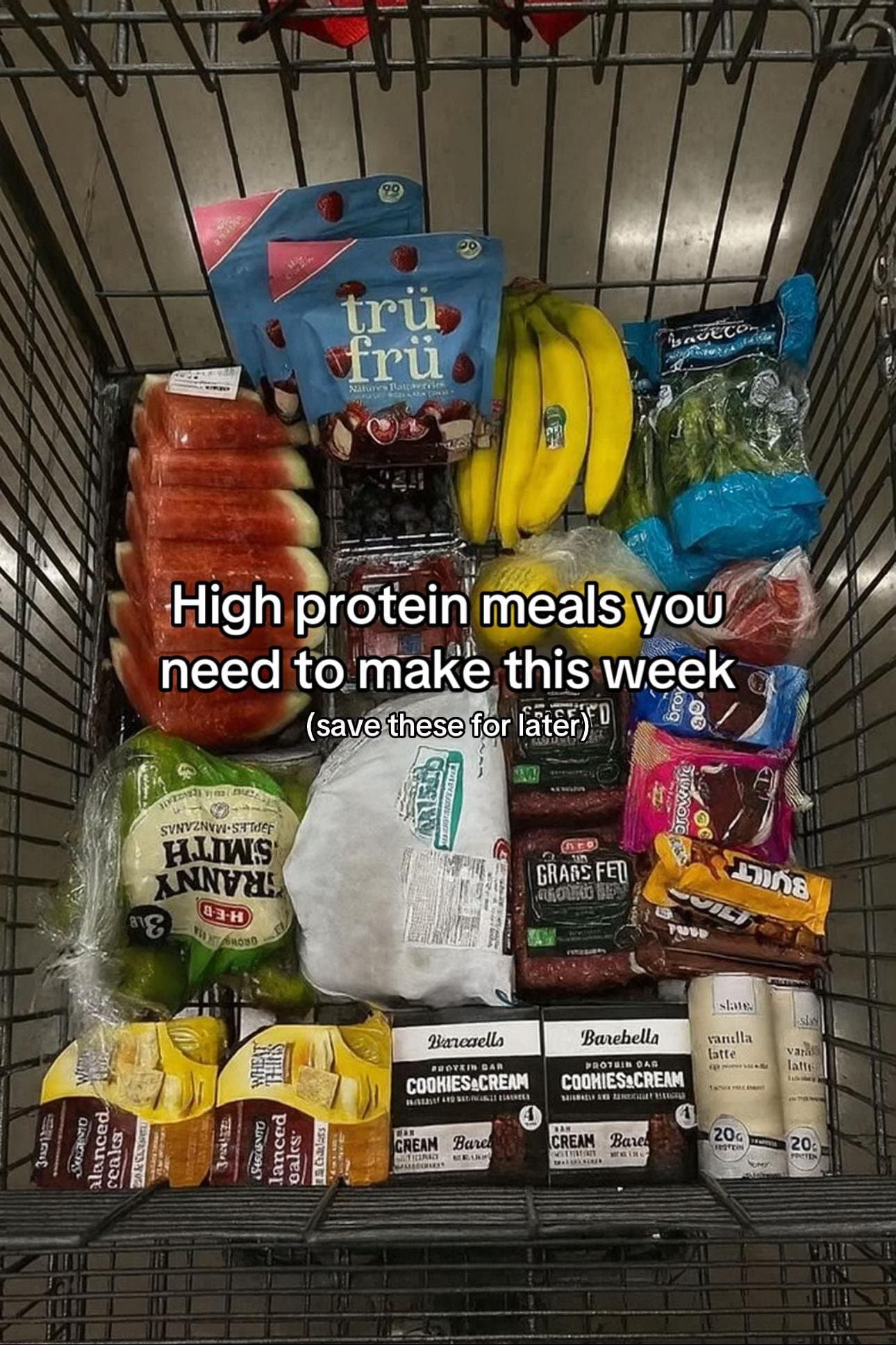 Slide 1: High protein meals you
need to make this week
(save these for later)