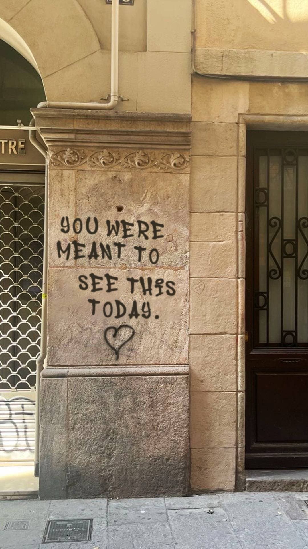 Slide 1: YOU WERE
MEANT TO
 SEE THIS
  TODAY.
    ♡