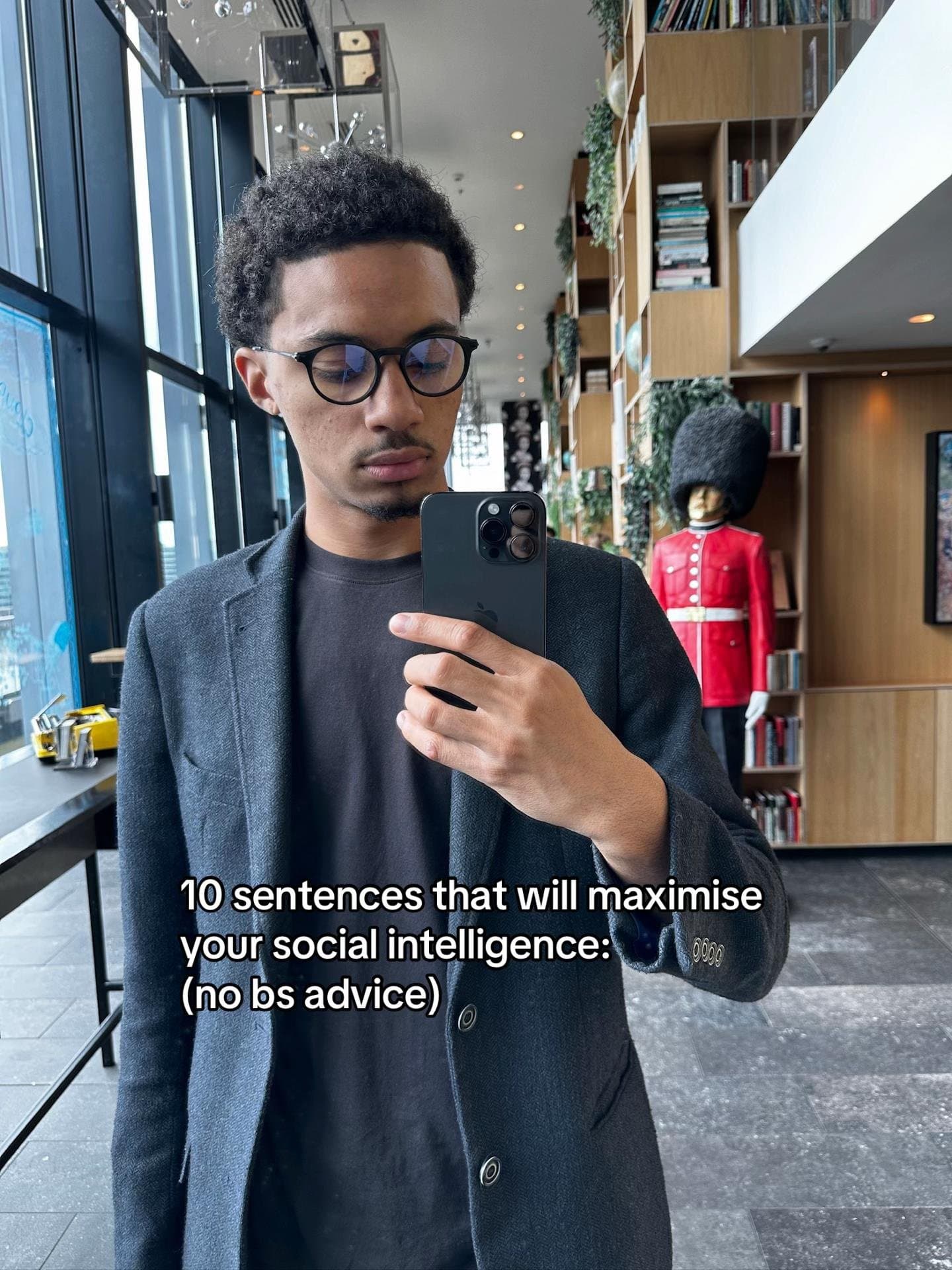 Slide 1: 10 sentences that will maximise
your social intelligence:
(no bs advice)