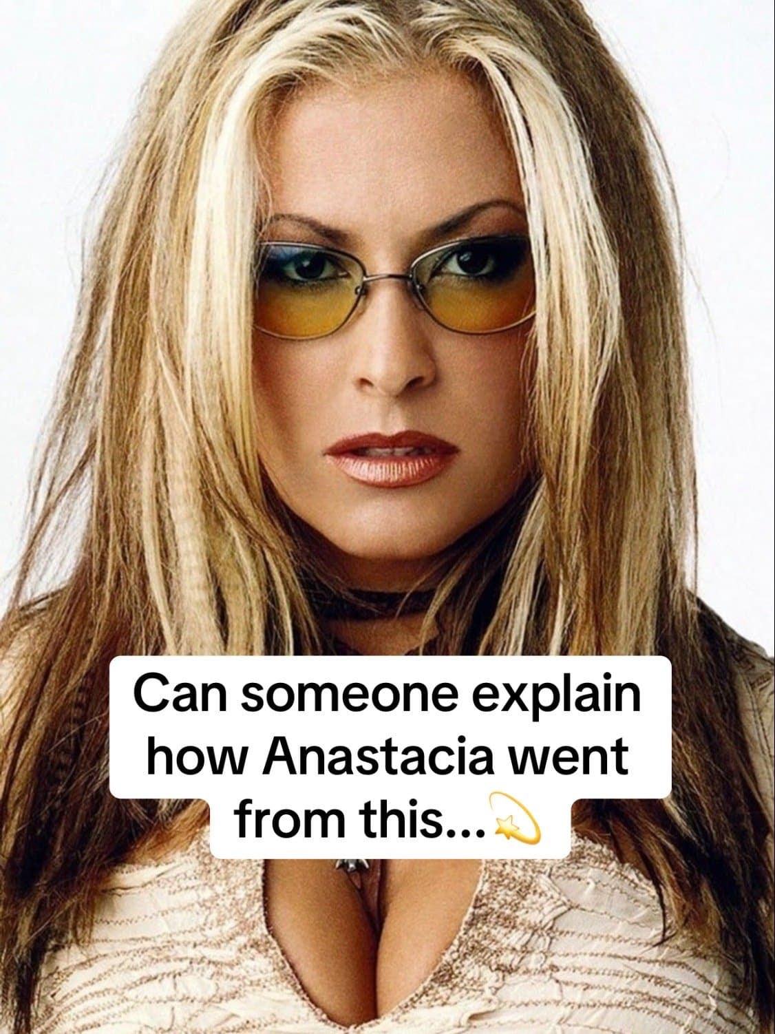 Slide 1: Can someone explain
how Victoria Beckham
went from this... 💫