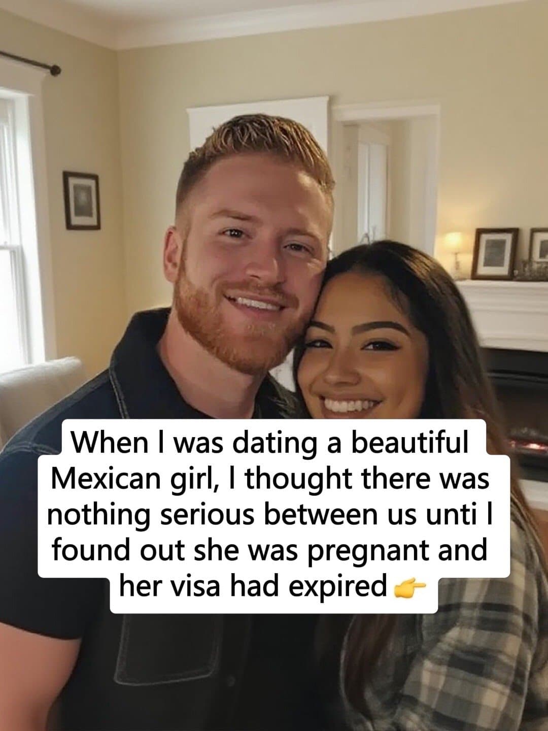 Slide 1: When I was dating a beautiful
Mexican girl, I thought there was
nothing serious between us unti I
found out she was pregnant and
her visa had expired👉