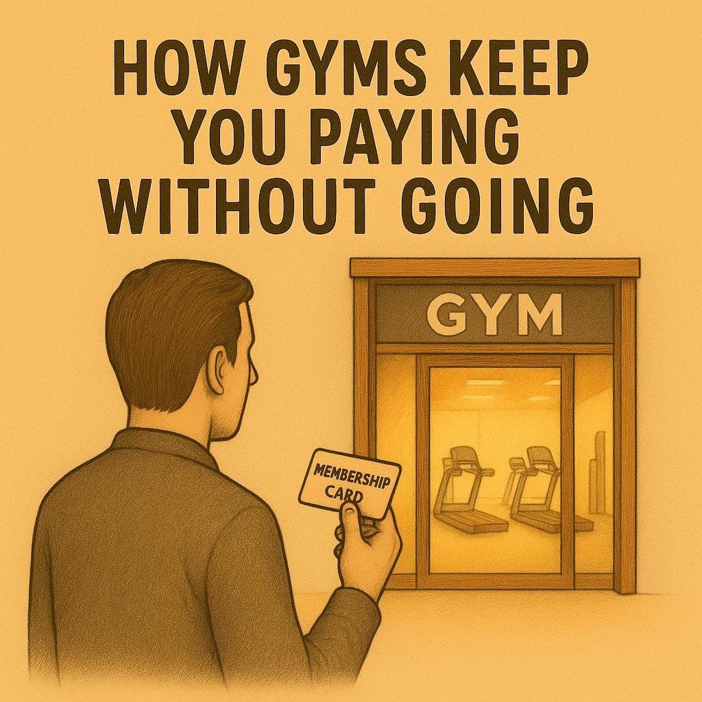 HOW GYMS KEEP
YOU PAYING
WITHOUT GOING