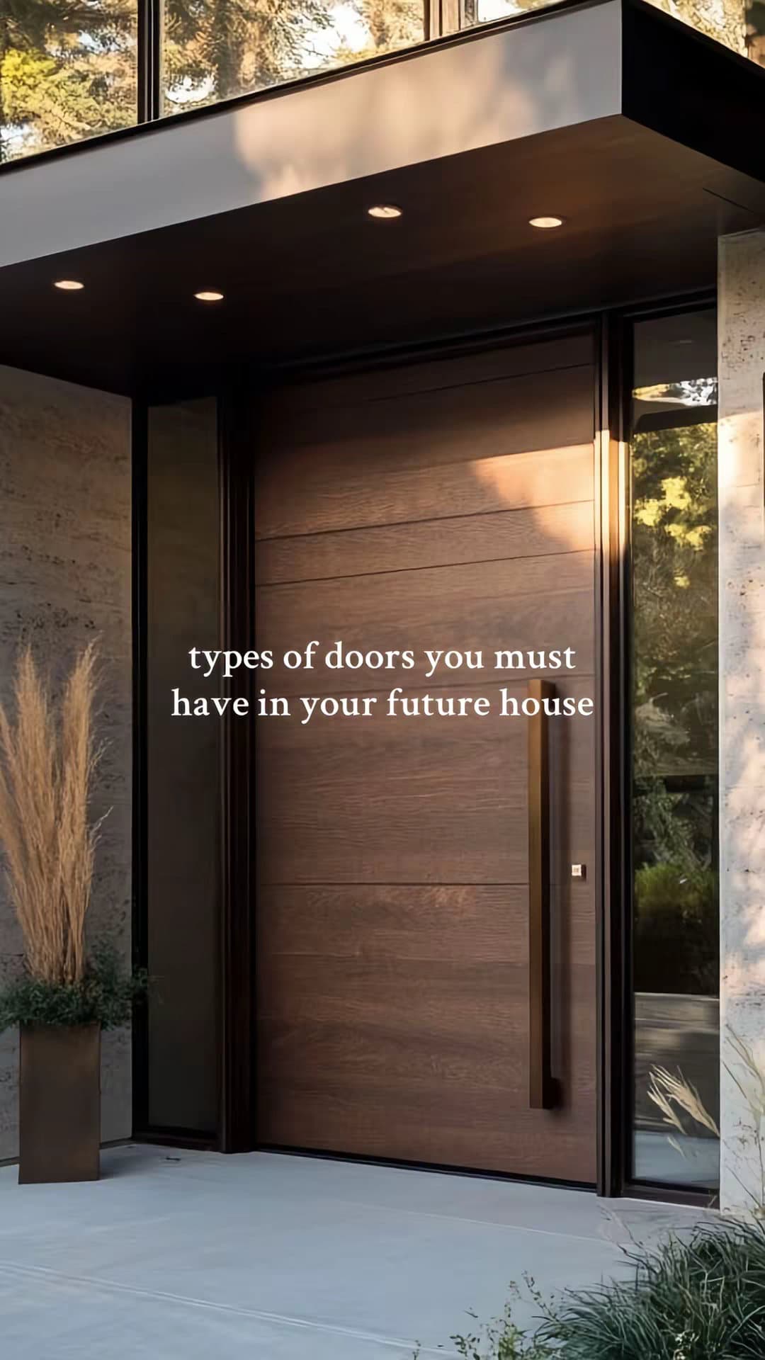 Slide 1: types of doors you must have in your future house