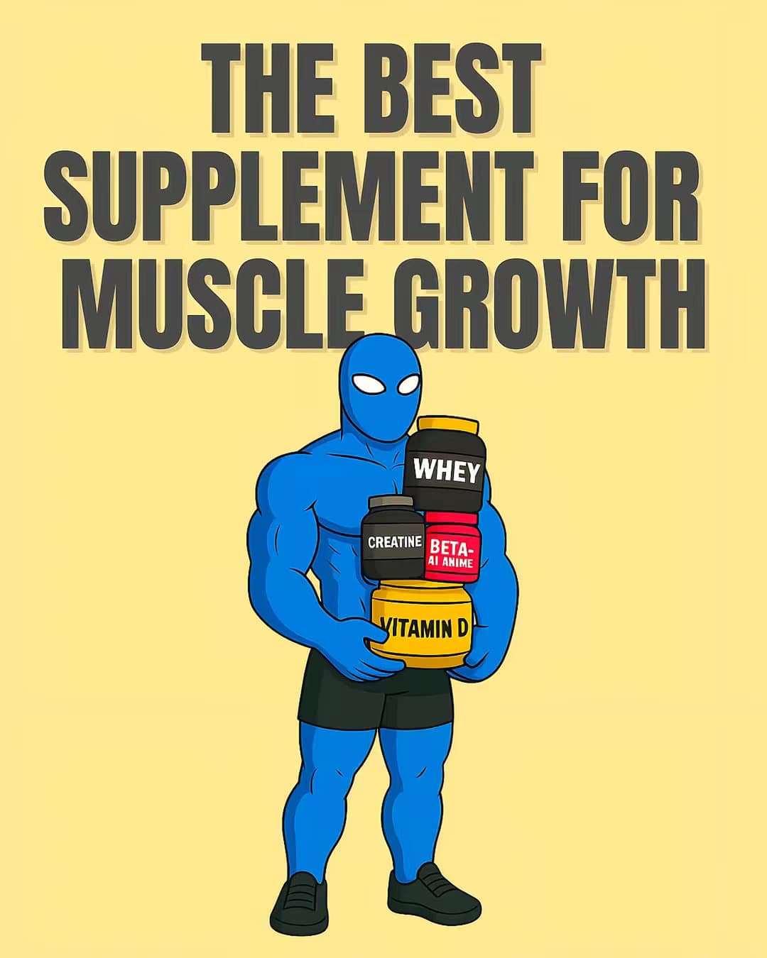 Slide 1: THE BEST
SUPPLEMENT FOR
MUSCLE GROWTH