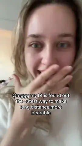 Omggg my bf js found out
the cutest way to make
long distance more
bearable

to …