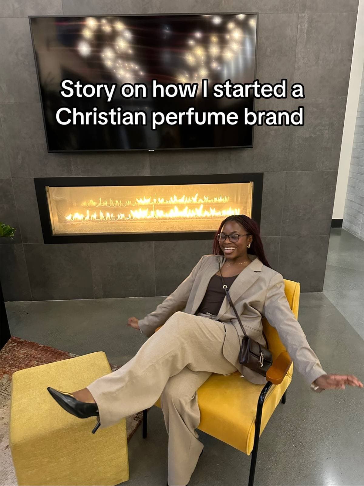 Slide 1: Story on how I started a
Christian perfume brand